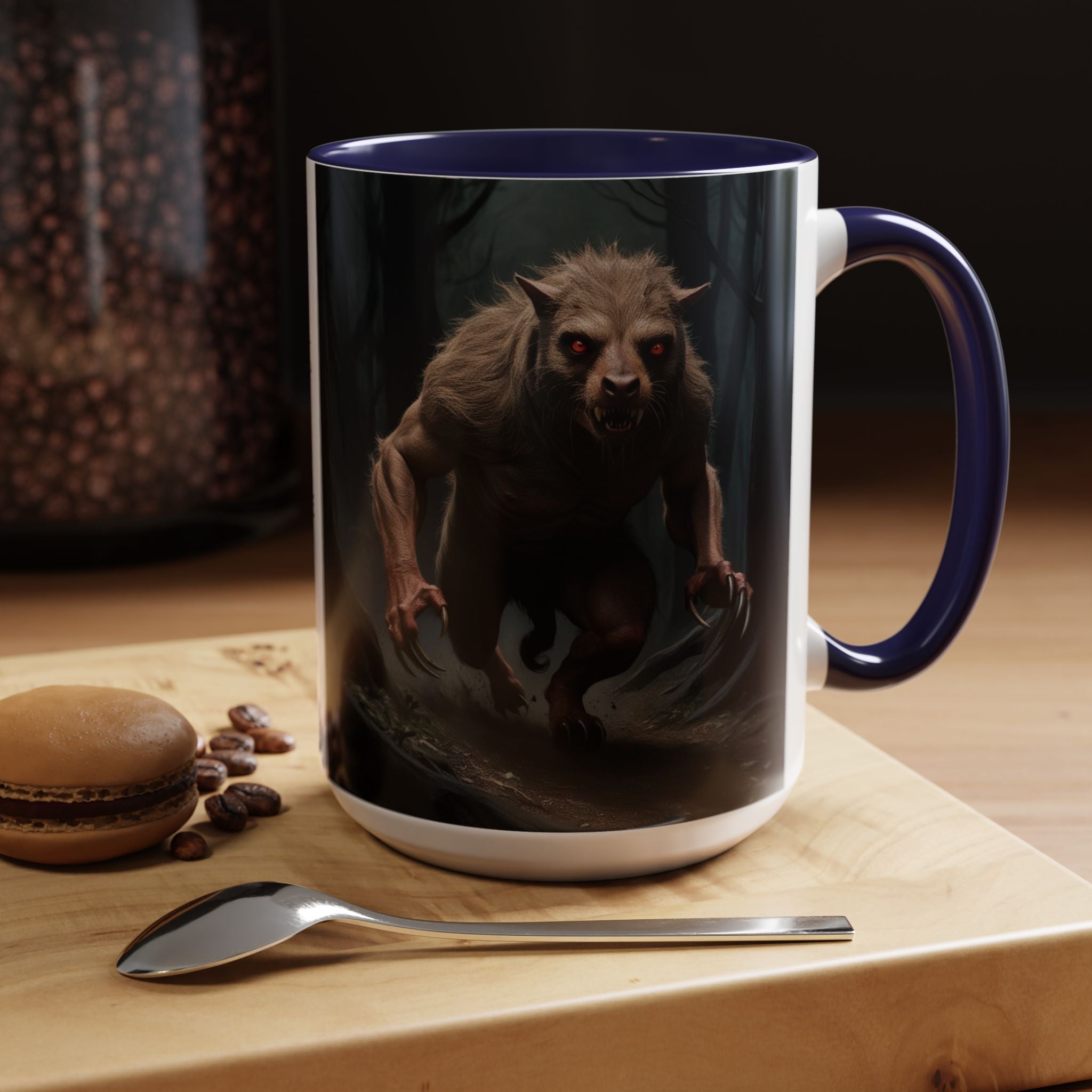 Chupacabra Coffee Mug: Supernatural Beast, Mexican Folklore Gift, Mythical Canine Cryptid