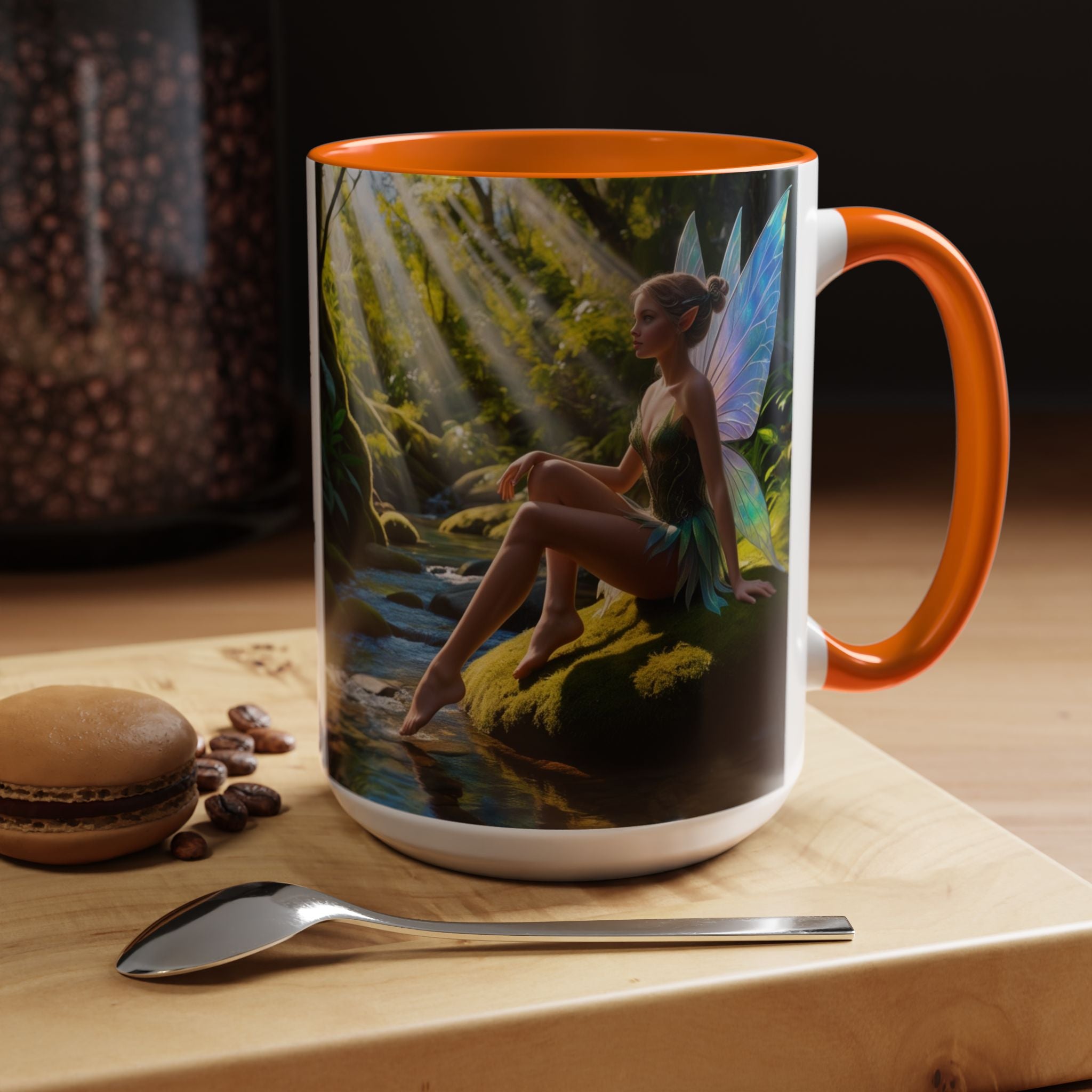 Fairy Garden Mug: Enchanted Forest Coffee Cup, Cottagecore Fantasy Gift