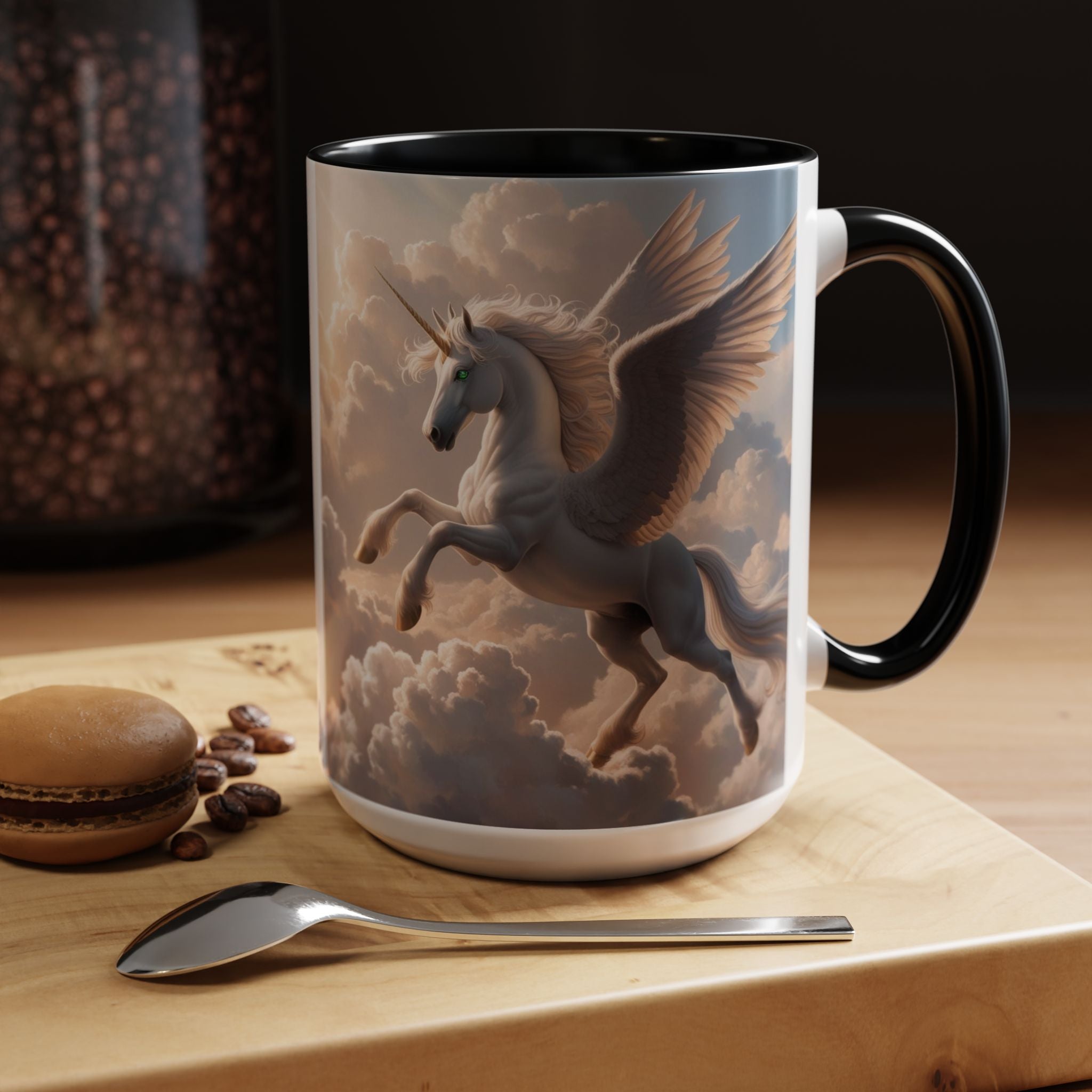 Unicorn Coffee Cup: Enchanted Alicorn Mug, Legendary Creature, Fairytale Gift