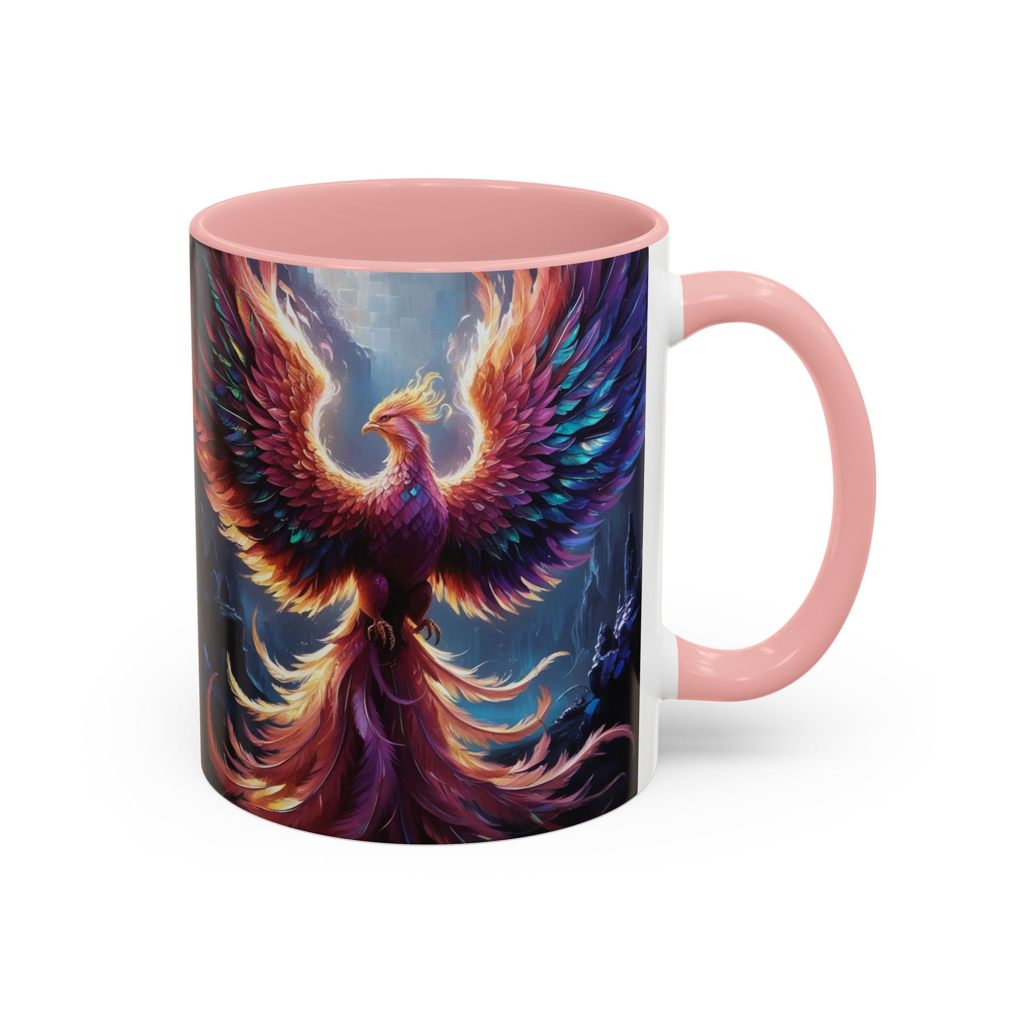 Phoenix Rising Coffee Mug: Firebird, Legendary Creature Coffee Cup, Gift for Women
