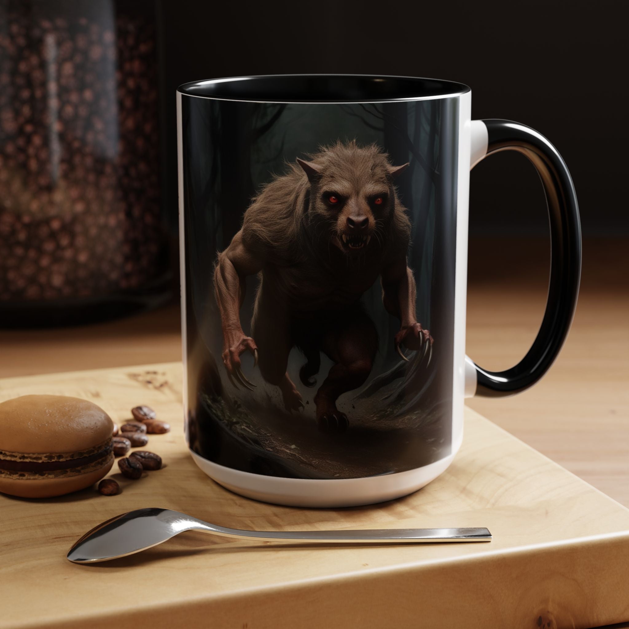 Chupacabra Coffee Mug: Supernatural Beast, Mexican Folklore Gift, Mythical Canine Cryptid