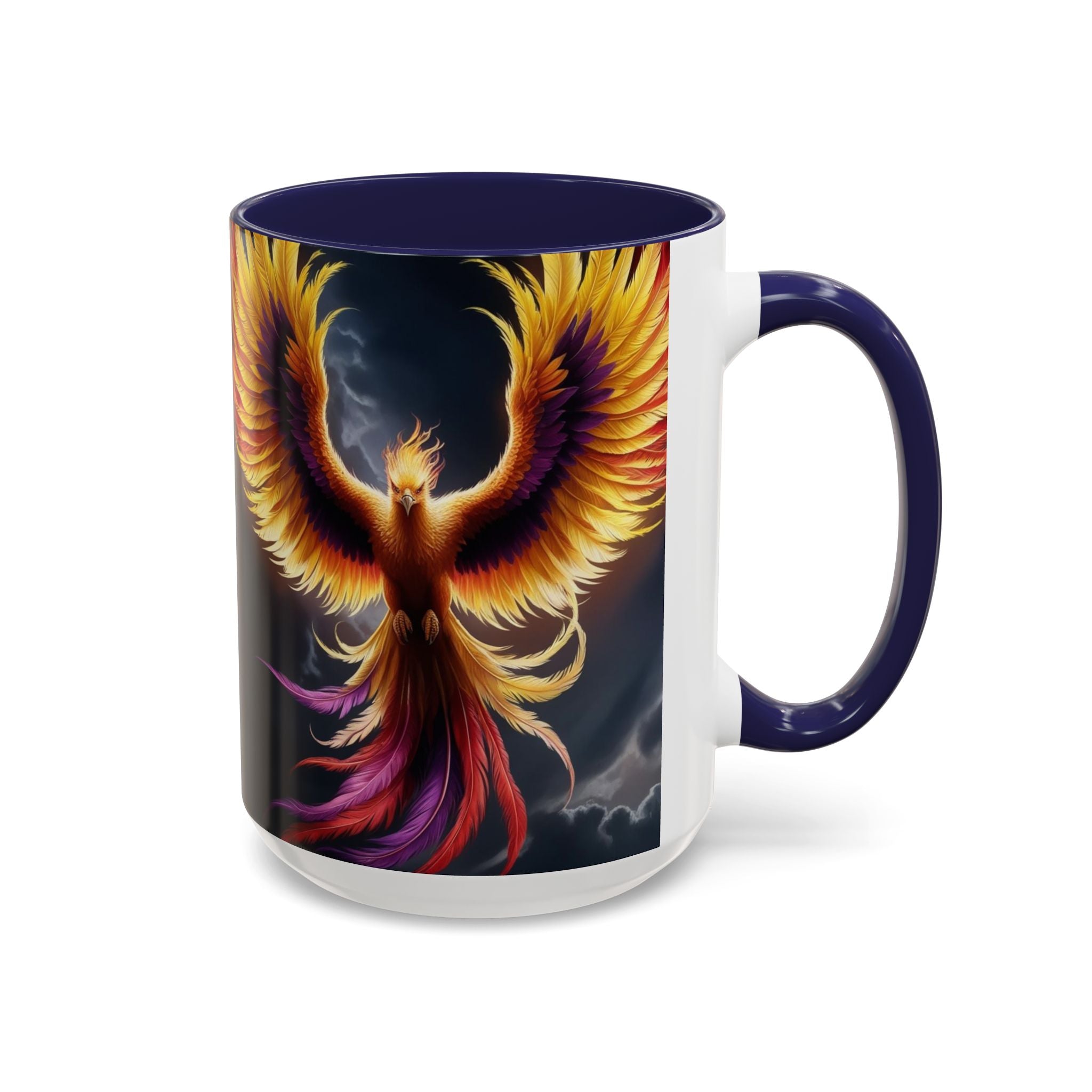Phoenix Coffee Mug: Mythical Firebird Ceramic Cup, Fantasy Mug, Legendary Creature