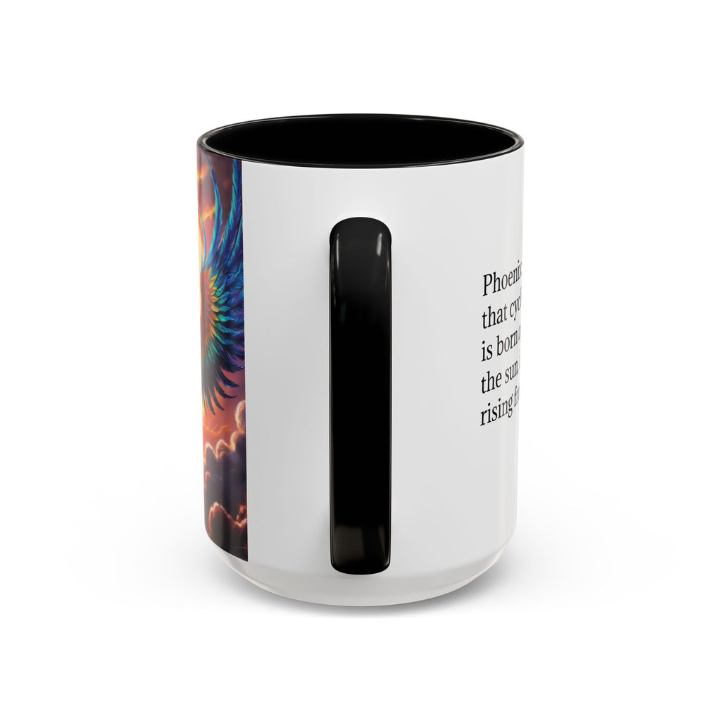 Phoenix Bird Coffee Cup: Mythical Creature, Firebird Coffee Mug, Rise from the Ashes