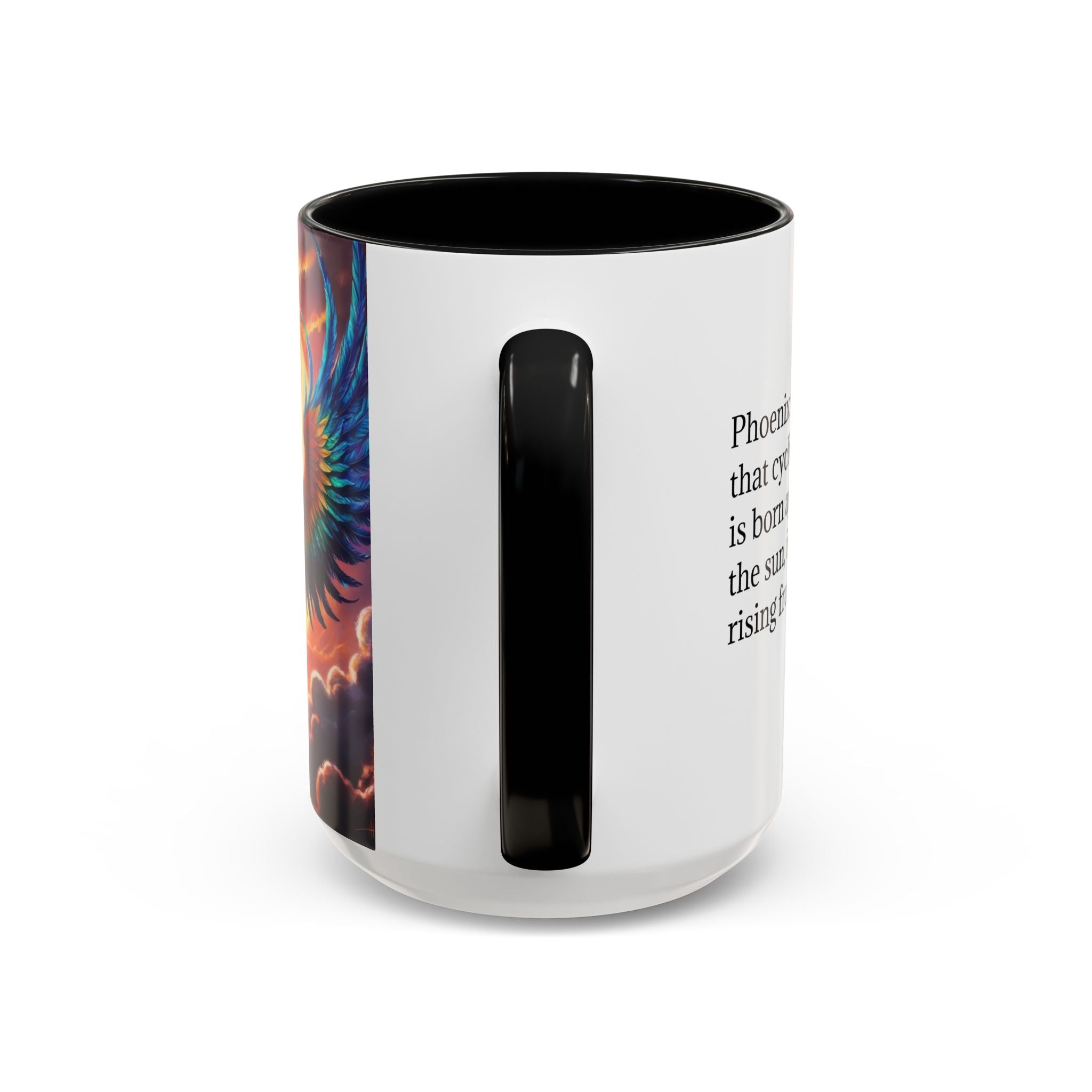 Phoenix Bird Coffee Cup: Mythical Creature, Firebird Coffee Mug, Rise from the Ashes