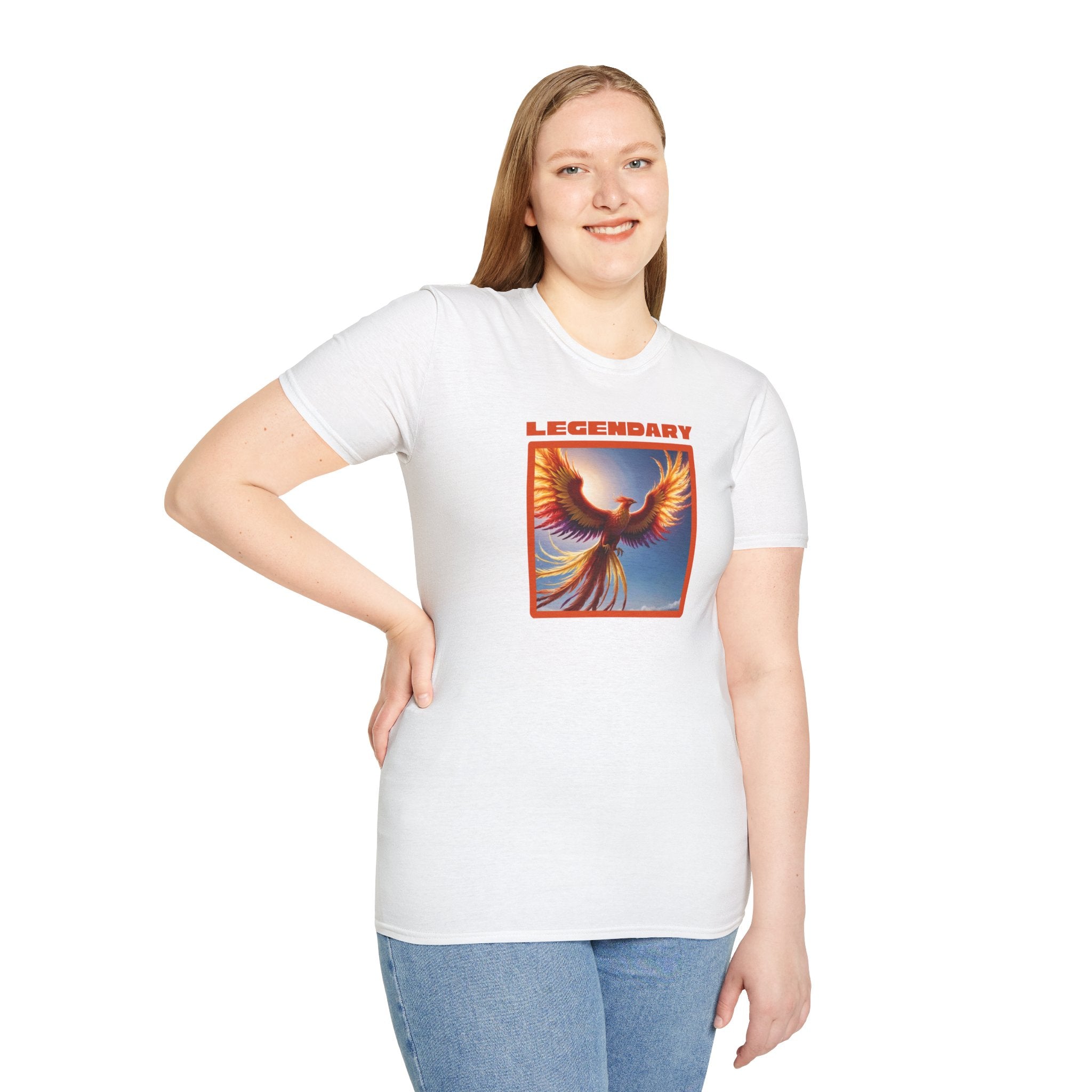 Phoenix Shirt: Legendary Bird Graphic Tee, Phoenix Rising, Mythical Creature Tshirt