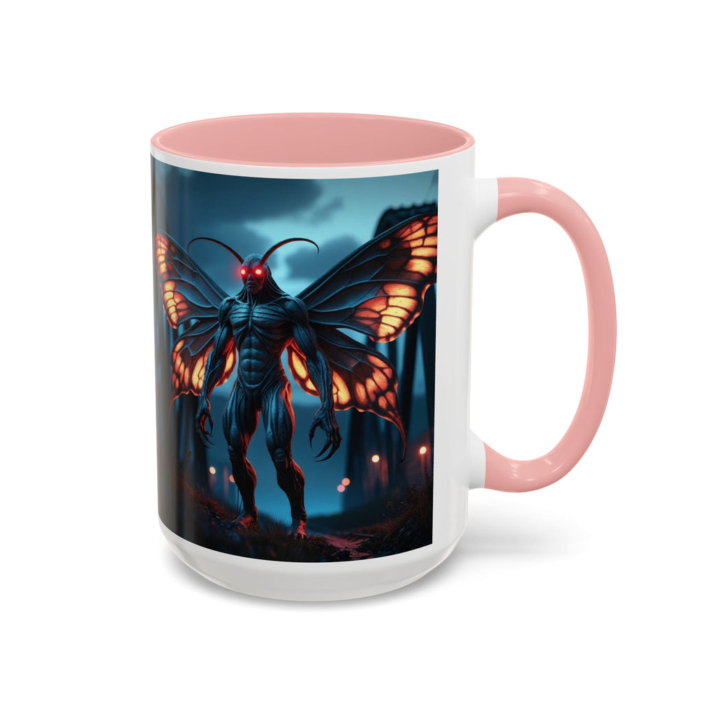 Mothman Coffee Mug: Supernatural Monster, Legendary Creature, Cryptid Gift (Bridge)
