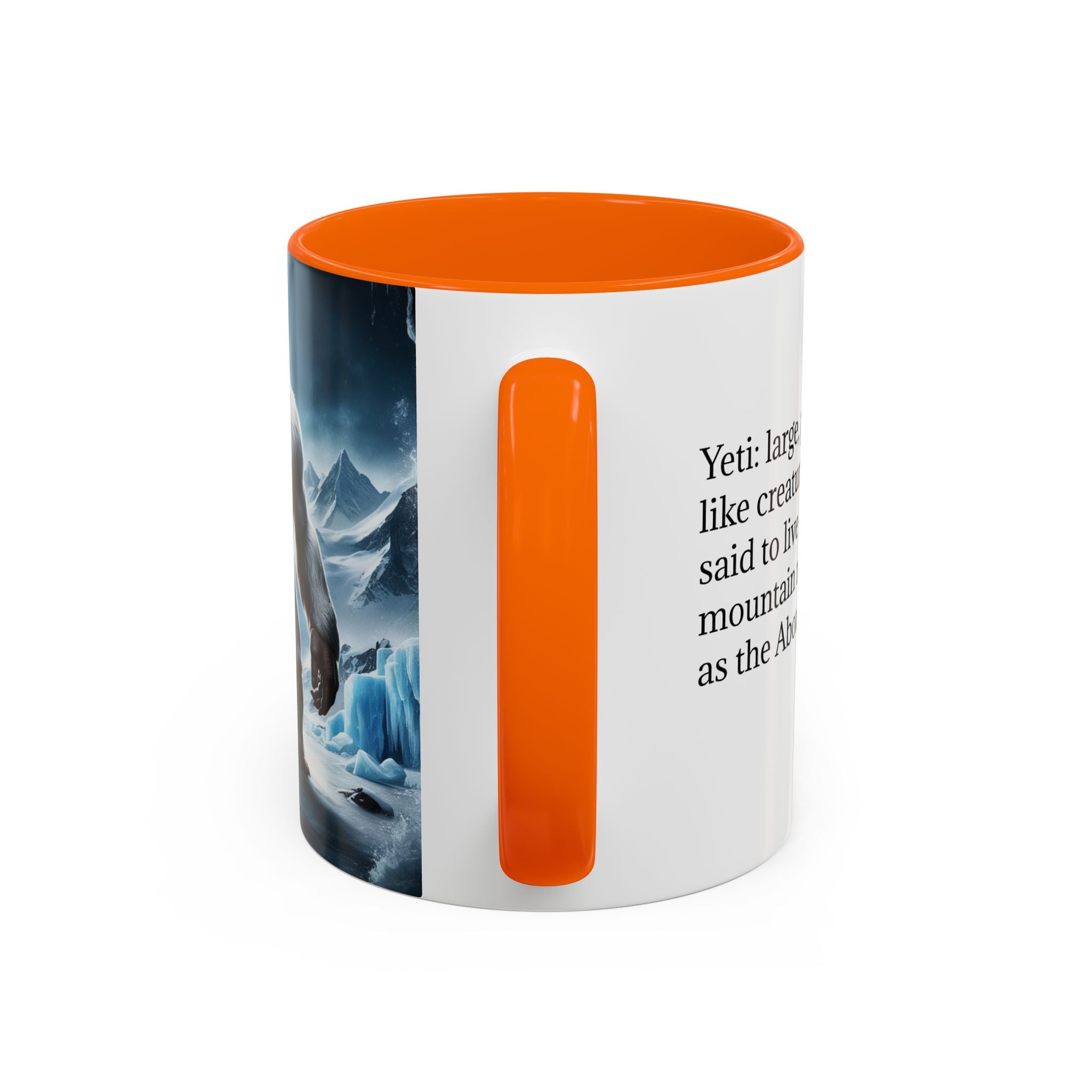 Yeti Coffee Mug: Abominable Snowman, Sasquatch Camping Gift, Himalayan Mountain Cryptid