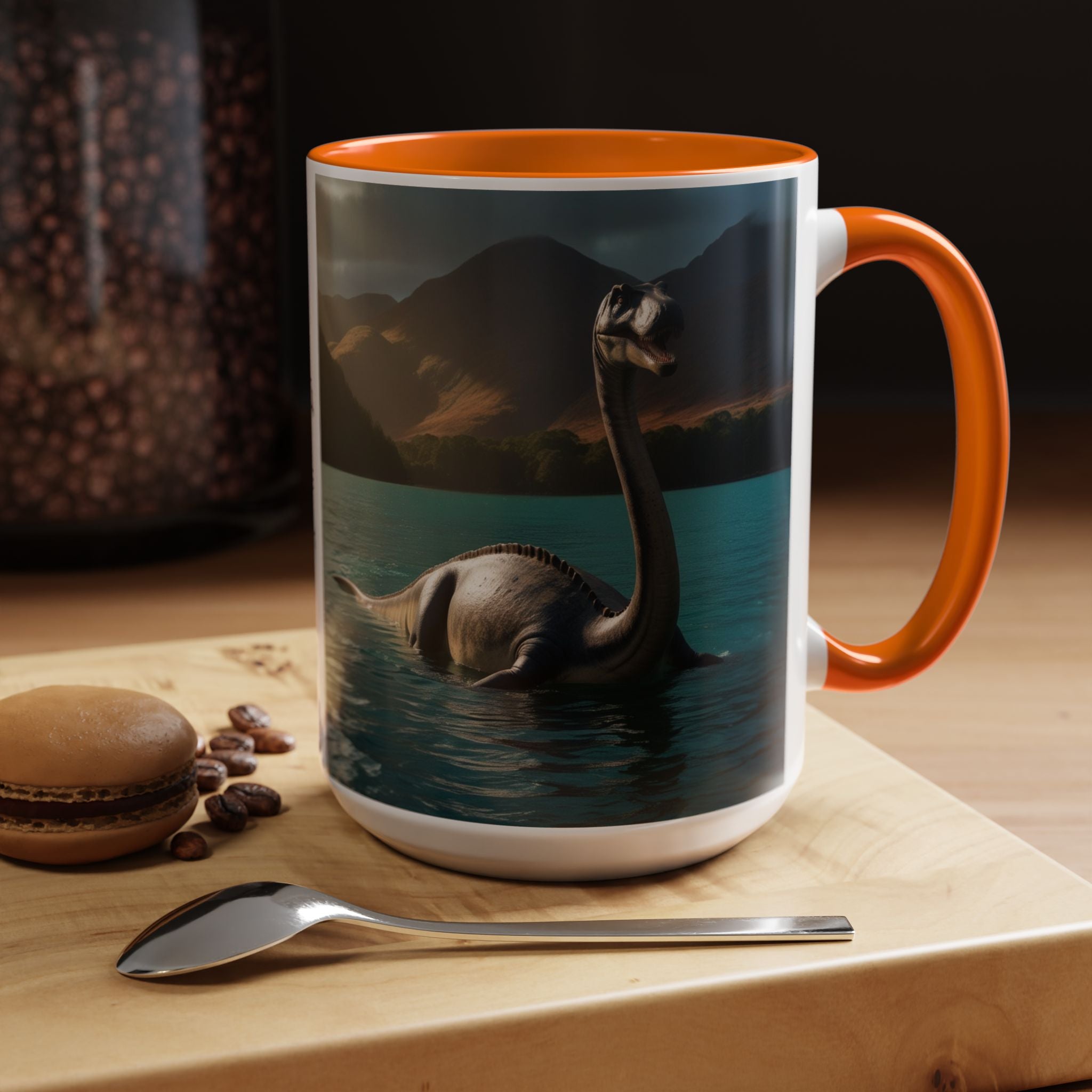 Loch Ness Monster Coffee Mug: Nessie Cryptid Gift, Scottish Sea Creature