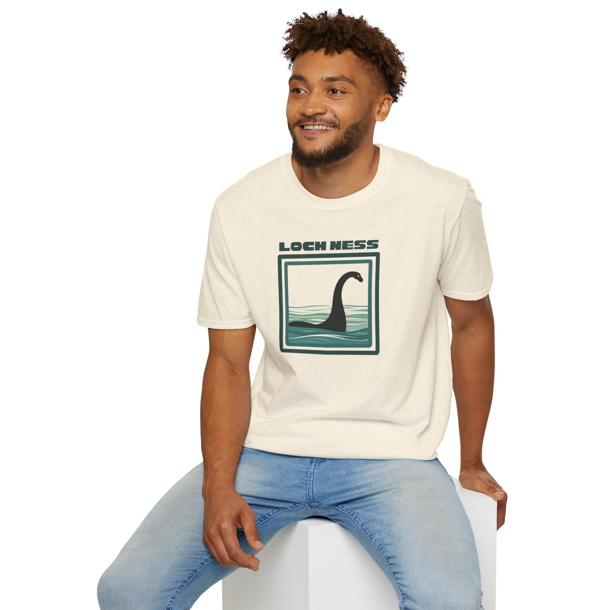Lochness Monster Shirt: Nessie T-Shirt, Plesiosaurus Graphic Tee, Loch Ness Retro Clothing