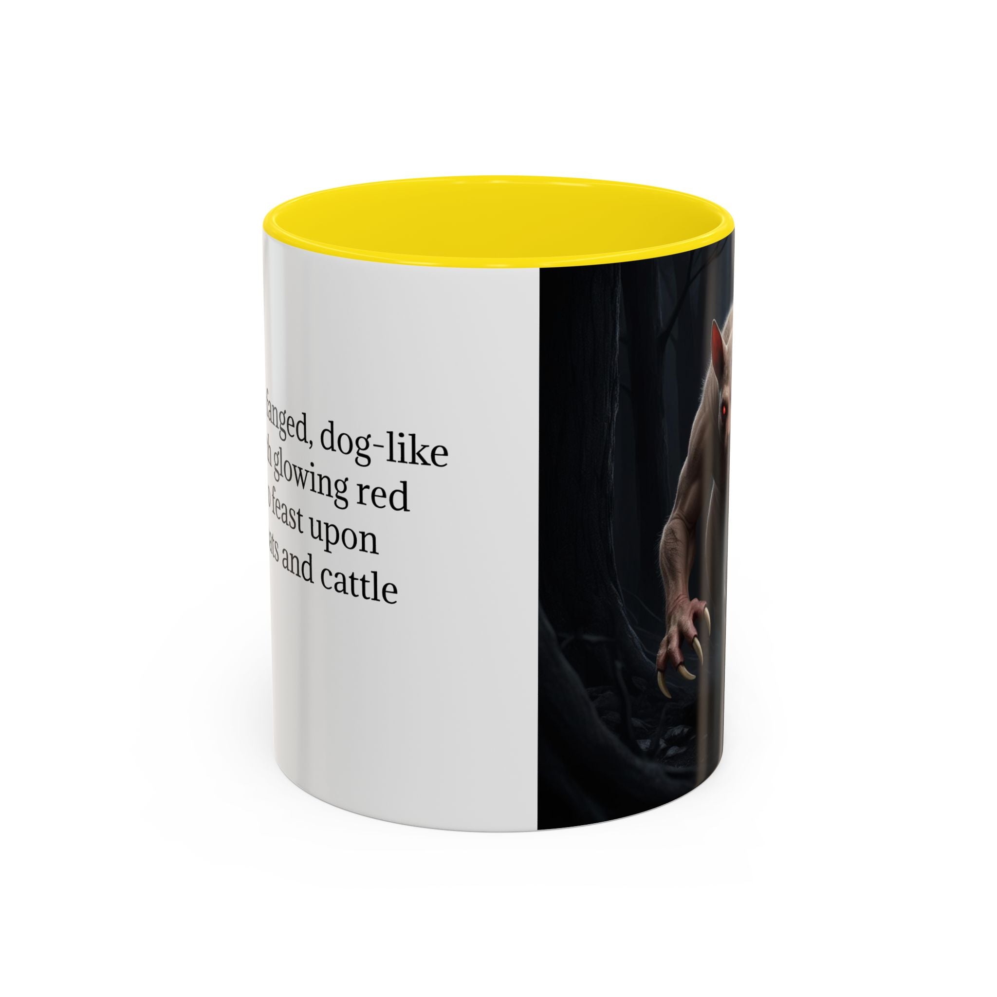 Chupacabra Mug: Cryptid Coffee Cup, Supernatural Beast, Mexican Folklore Gift