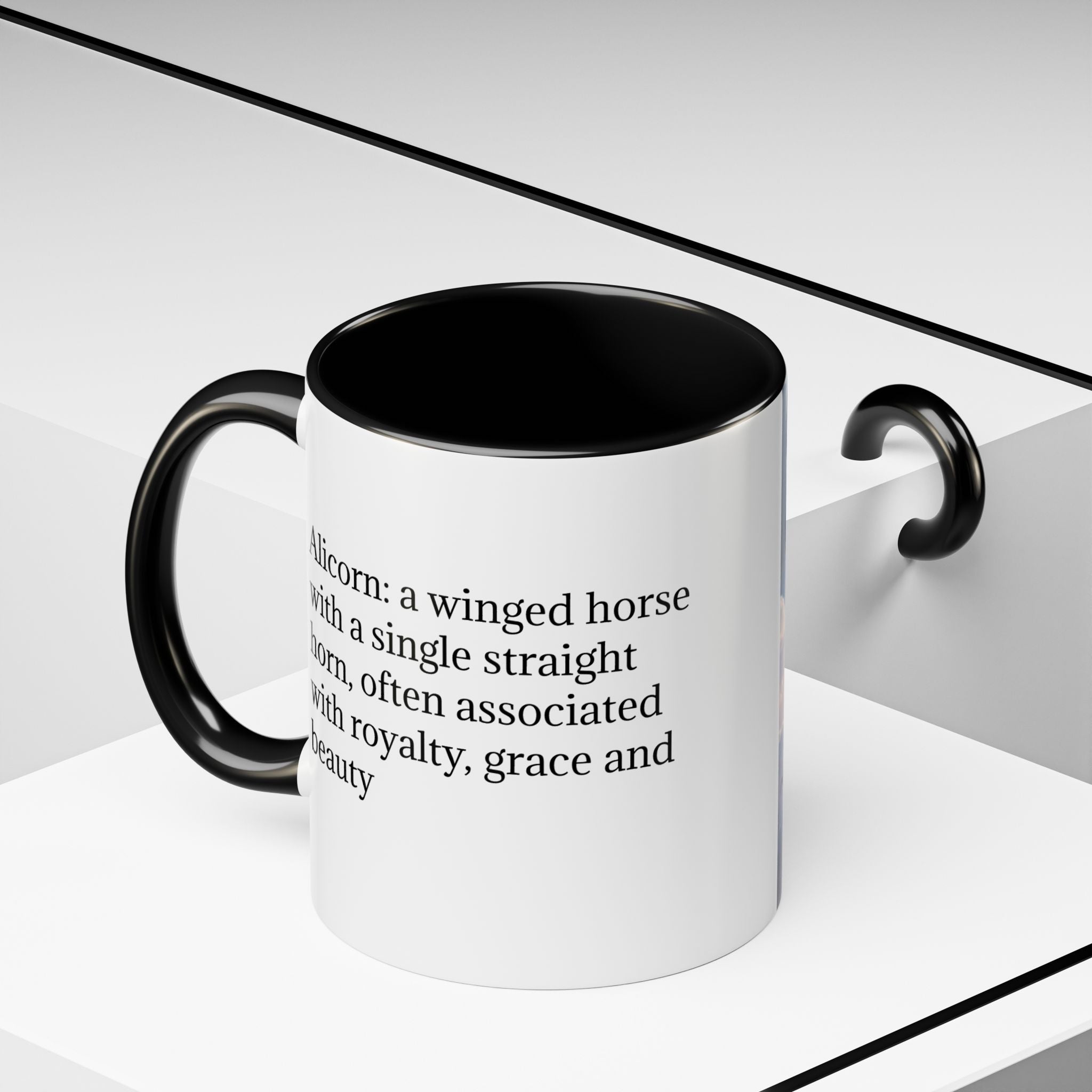 Unicorn Coffee Mug: Enchanted Alicorn, Mythical Creature, Fairytale Gift (Pink)