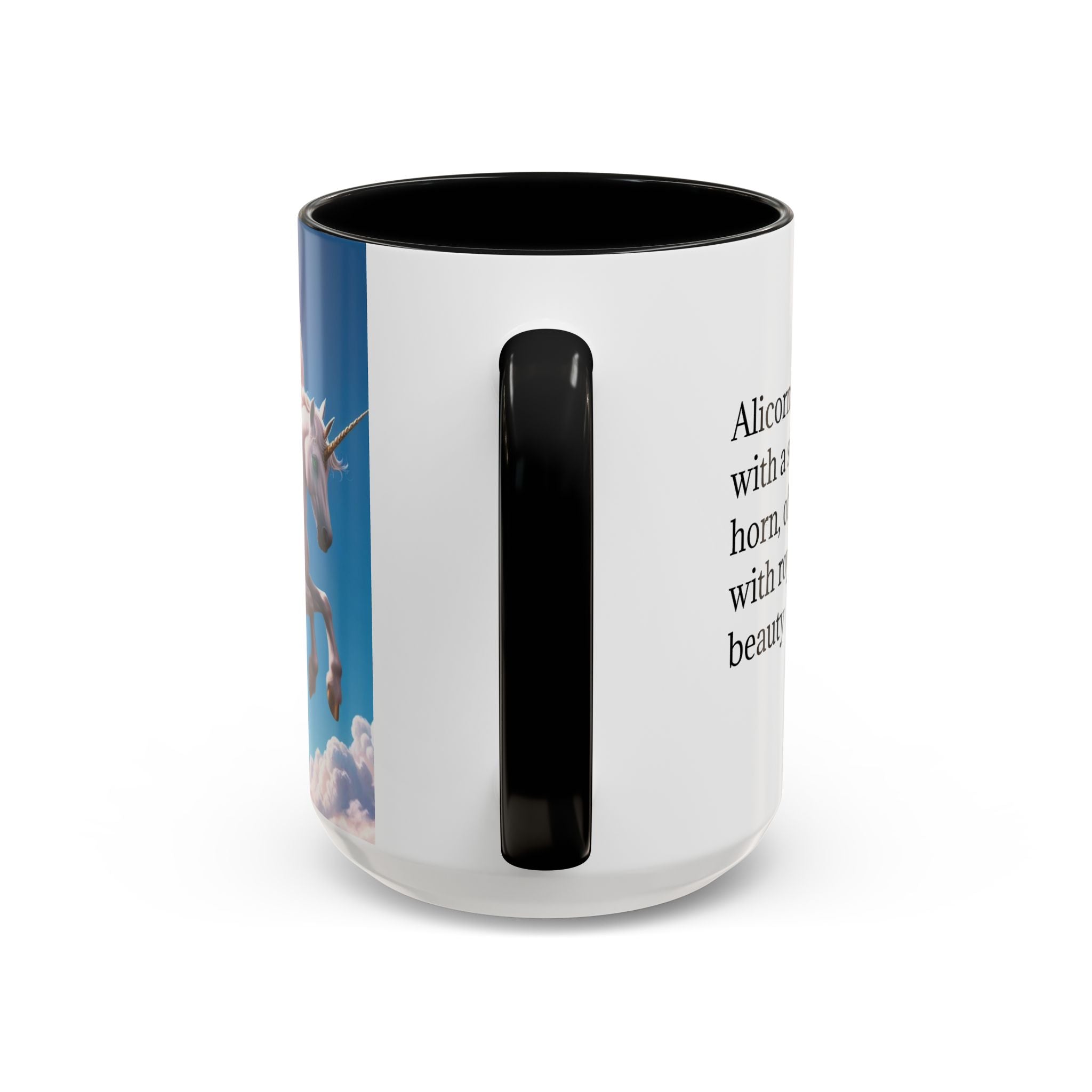 Unicorn Coffee Cup: Fantasy Alicorn Mug, Legendary Creature, Enchanted Gift (Purple)