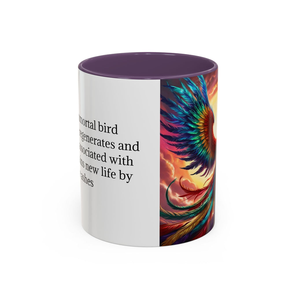 Phoenix Bird Coffee Cup: Mythical Creature, Firebird Coffee Mug, Rise from the Ashes
