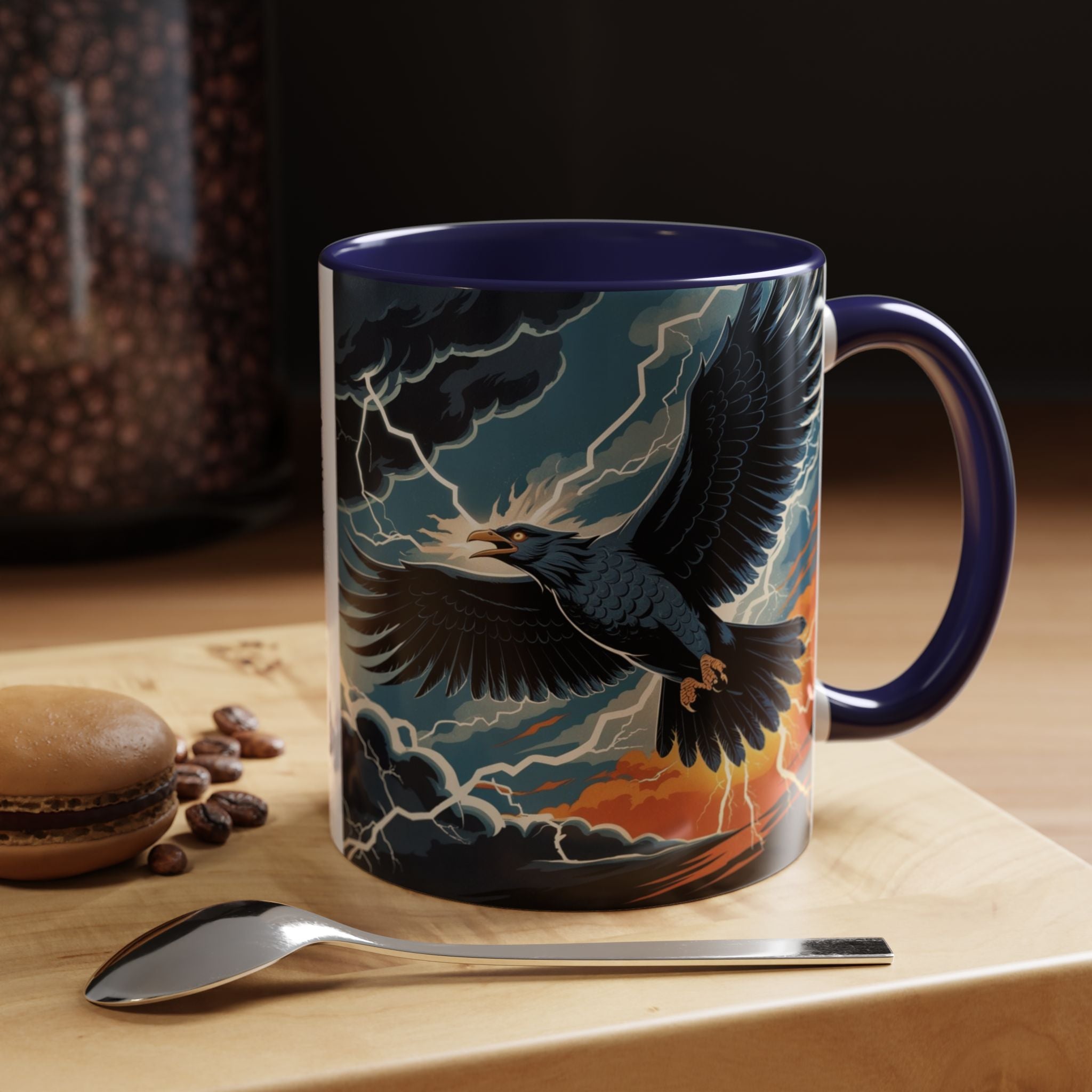Thunderbird Coffee Cup: Native American Folklore, Legendary Creature, Coffee Mug Gift