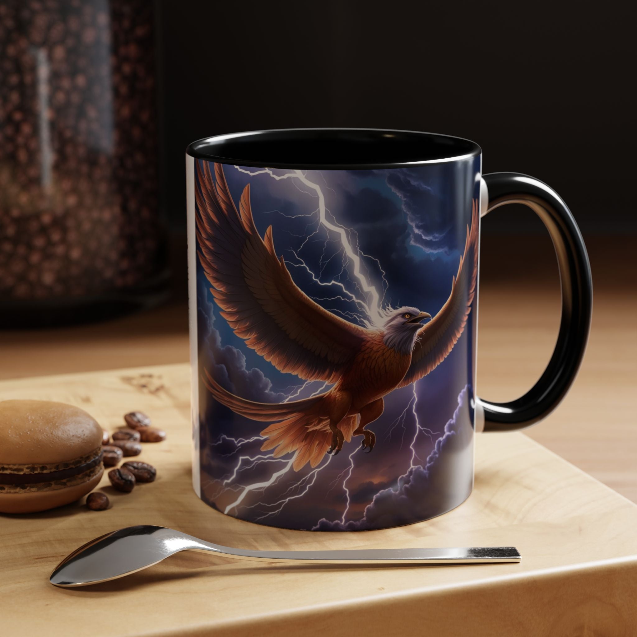 Thunderbird Coffee Mug: Native American Spirit Animal, Southwest Folklore