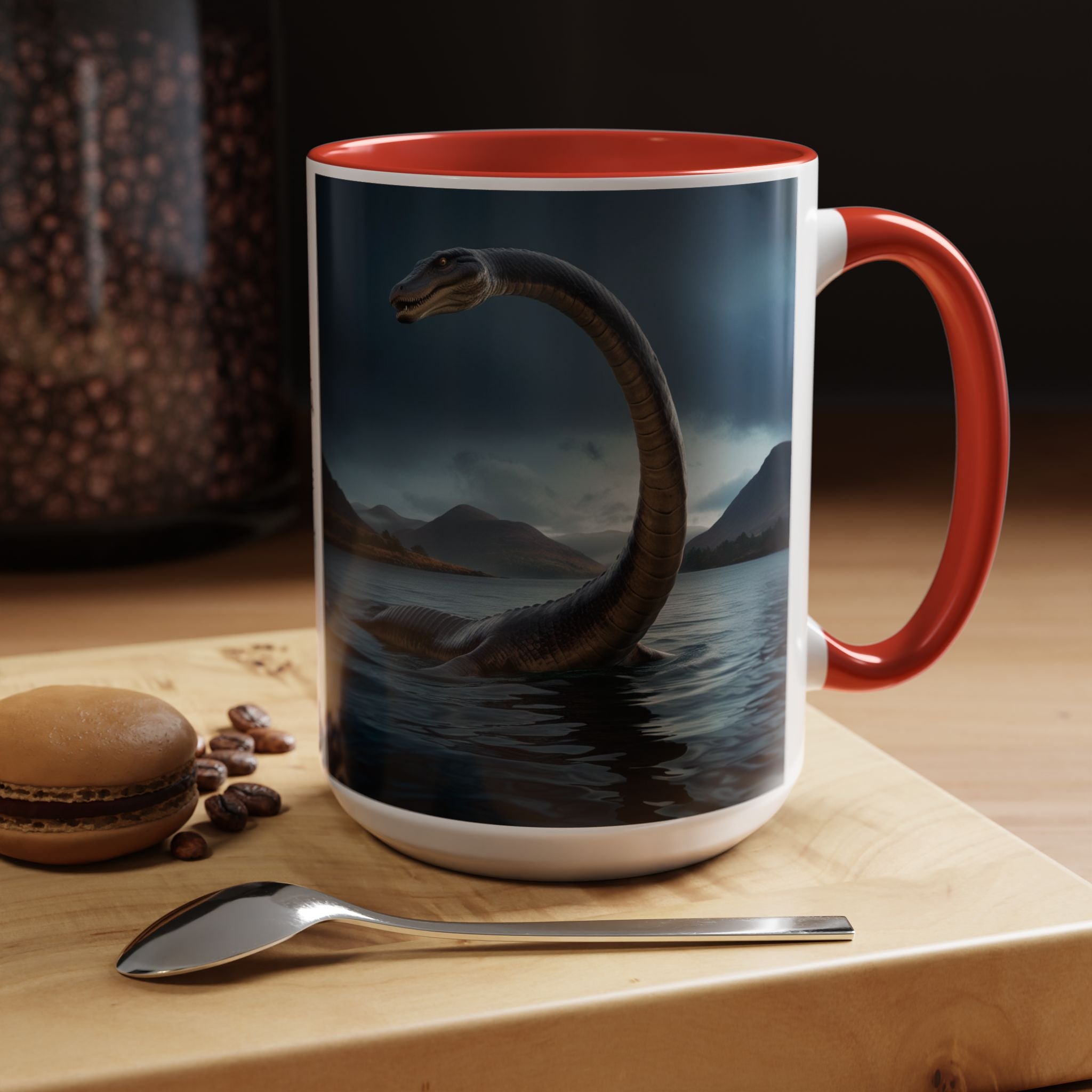 Loch Ness Monster: Nessie Coffee Cup, Legendary Sea Creature, Plesiosaurus Gift
