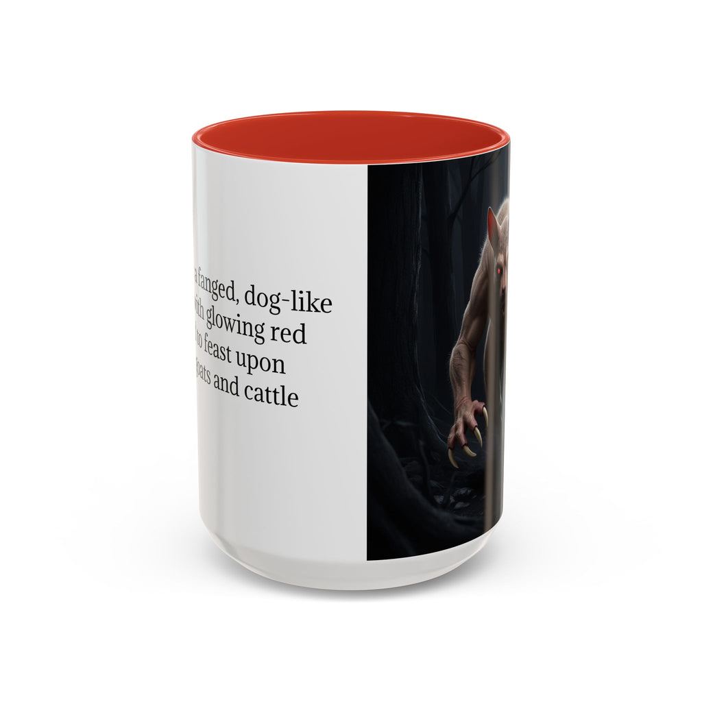 Chupacabra Mug: Cryptid Coffee Cup, Supernatural Beast, Mexican Folklore Gift