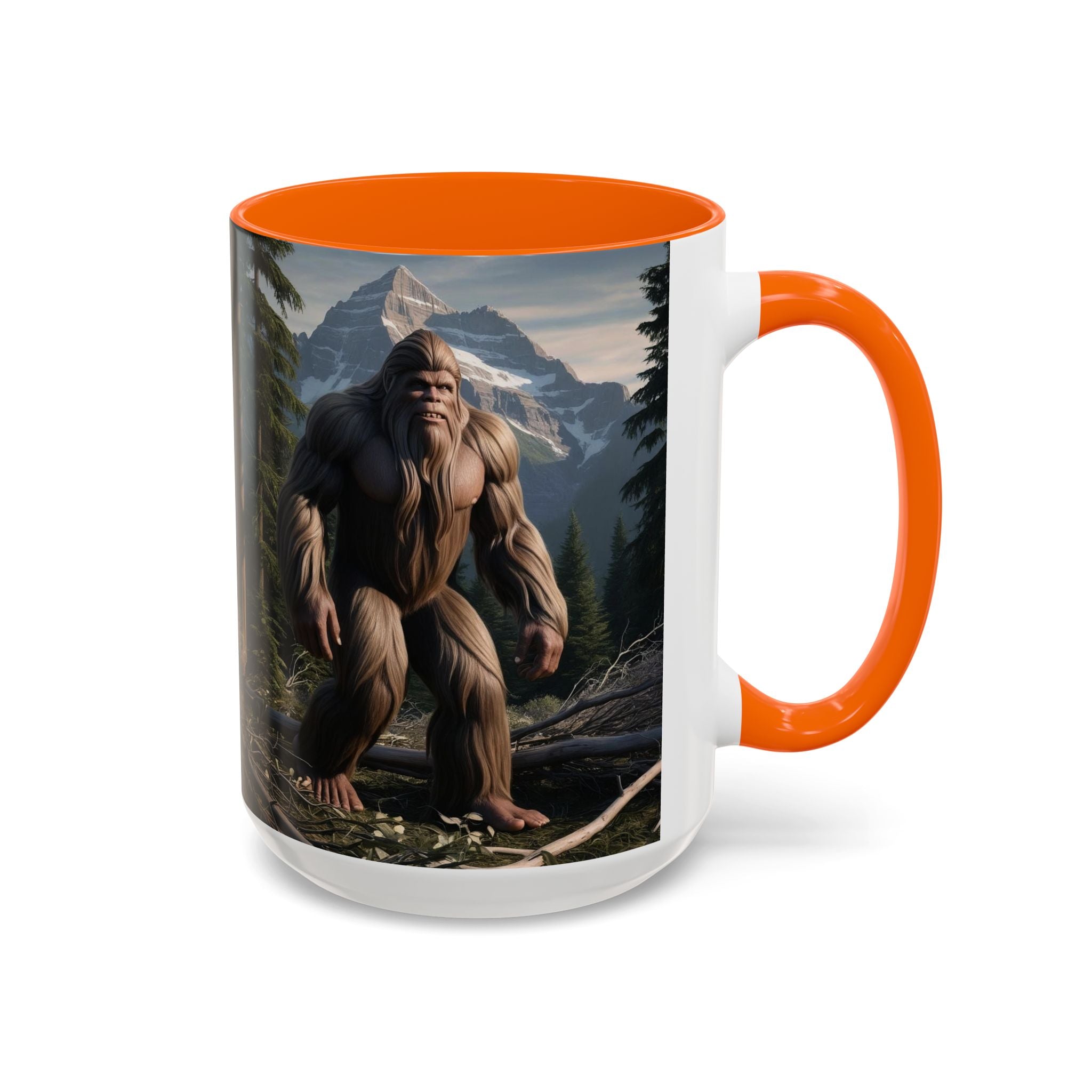 Bigfoot Mug: Sasquatch Coffee Cup, Mythical Creature, Camping Mugs for Men, Cryptozoology