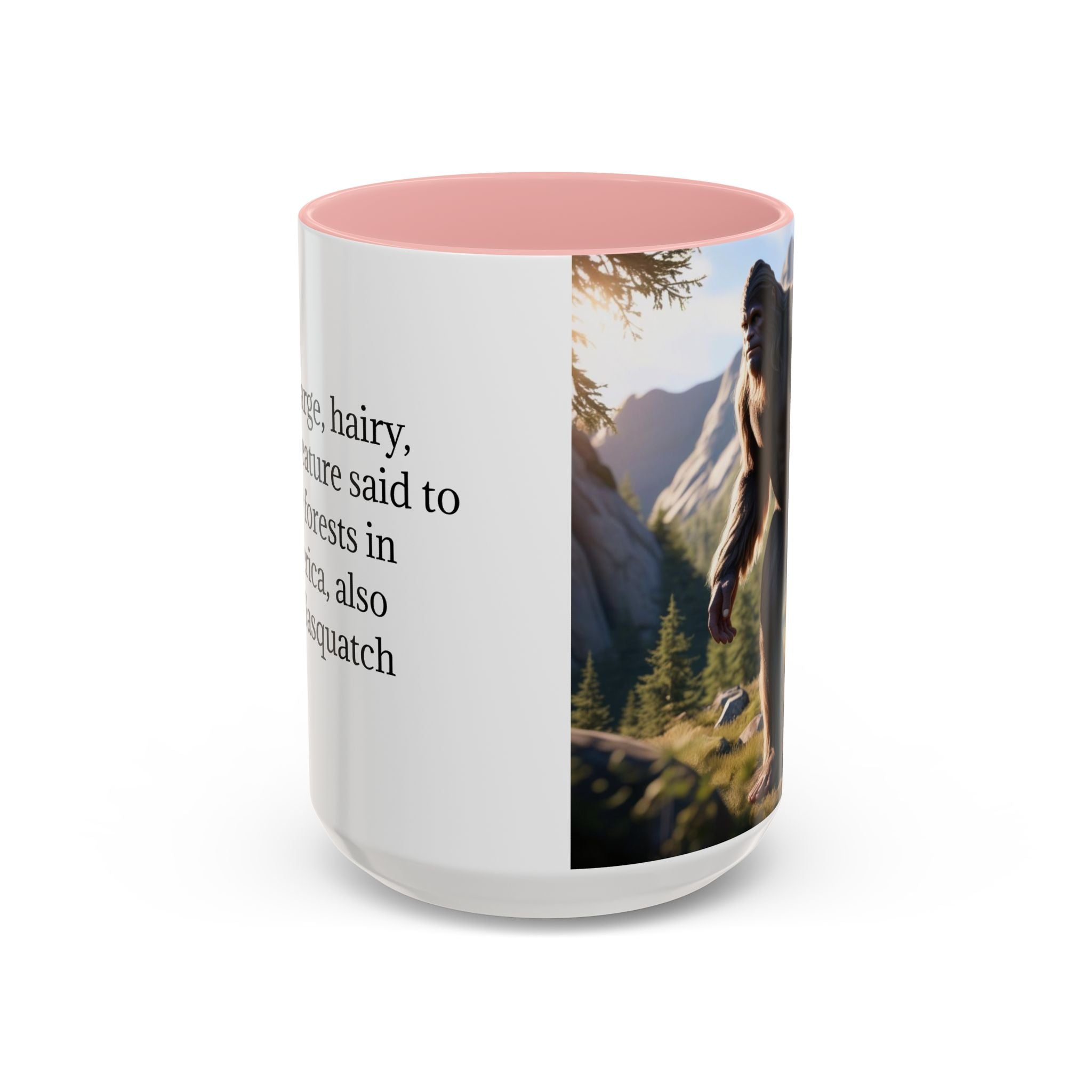 Bigfoot Coffee Cup: Sasquatch Coffee Mug, Pacific Northwest Cryptid, Mythical Creature