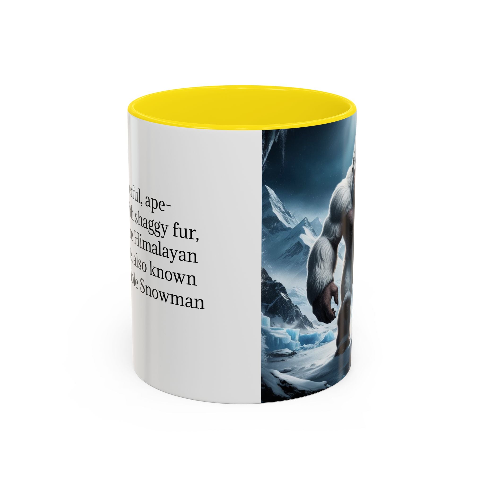 Yeti Coffee Mug: Abominable Snowman, Sasquatch Camping Gift, Himalayan Mountain Cryptid