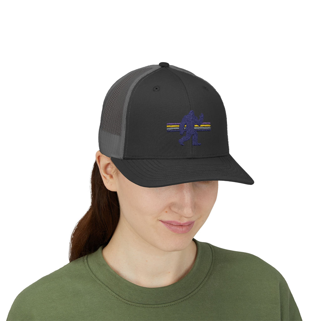 Bigfoot Baseball Cap: Sasquatch Trucker Hat, Snapback Hat, Embroidered Outdoor Gear