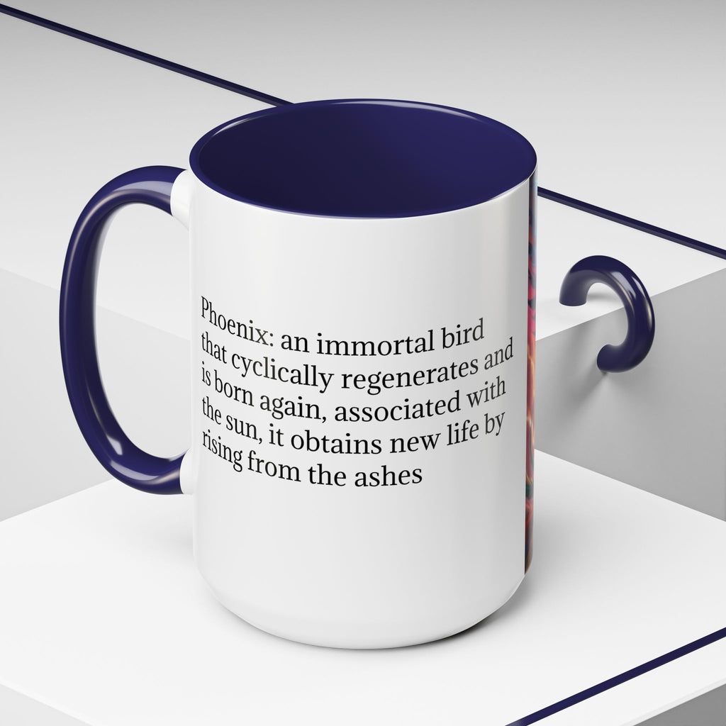 Phoenix Bird Coffee Cup: Mythical Creature, Firebird Coffee Mug, Rise from the Ashes