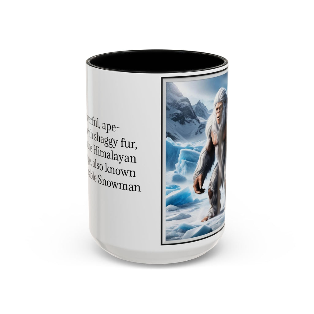 Yeti Coffee Mug: Abominable Snowman, Himalayan Mountain Cryptid, Bigfoot Camping Gift