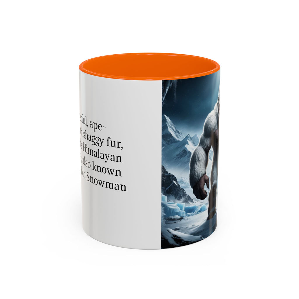 Yeti Coffee Mug: Abominable Snowman, Sasquatch Camping Gift, Himalayan Mountain Cryptid