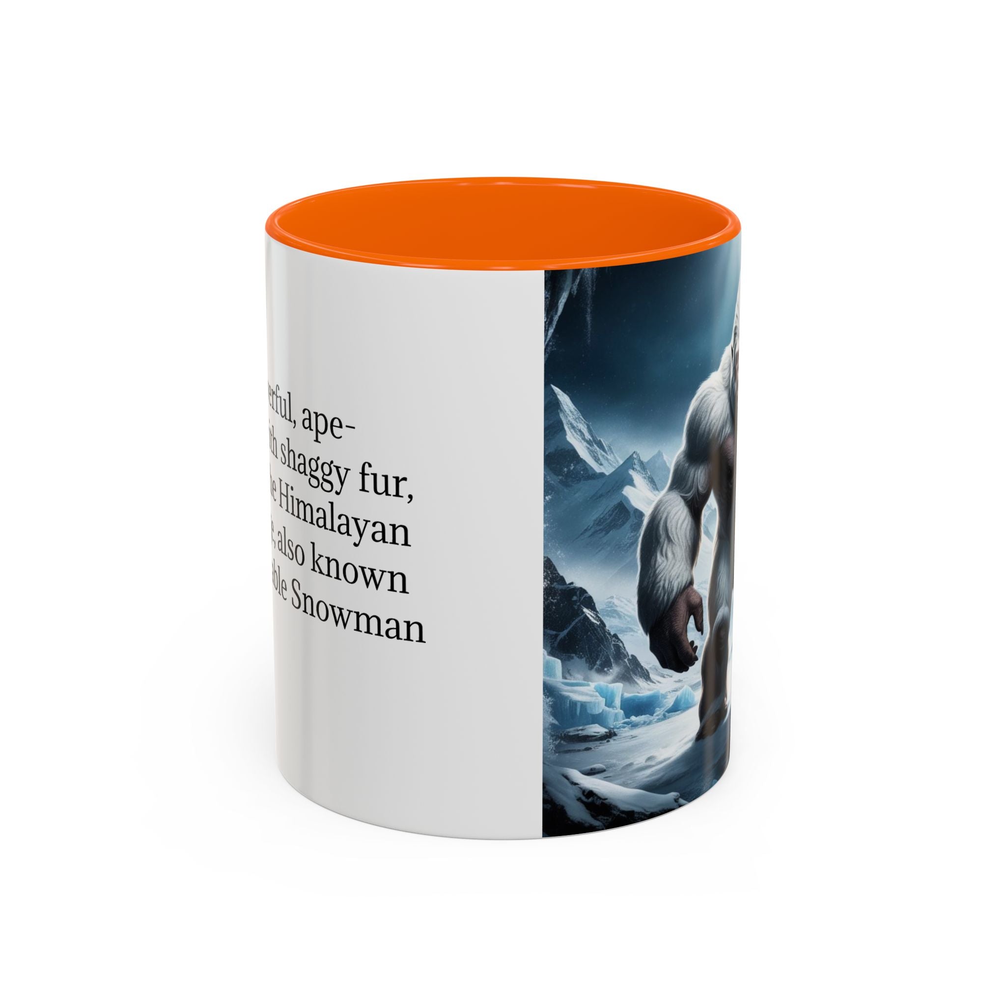 Yeti Coffee Mug: Abominable Snowman, Sasquatch Camping Gift, Himalayan Mountain Cryptid