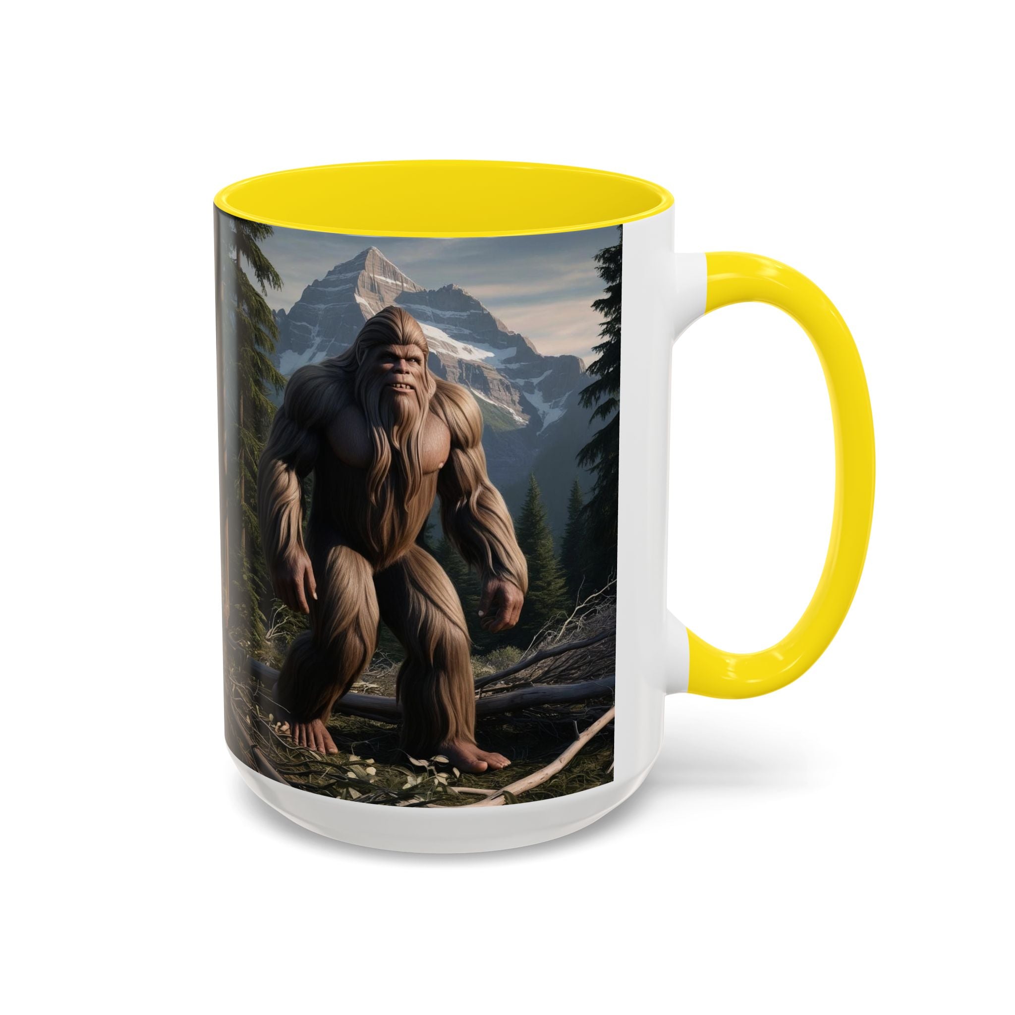 Bigfoot Mug: Sasquatch Coffee Cup, Mythical Creature, Camping Mugs for Men, Cryptozoology