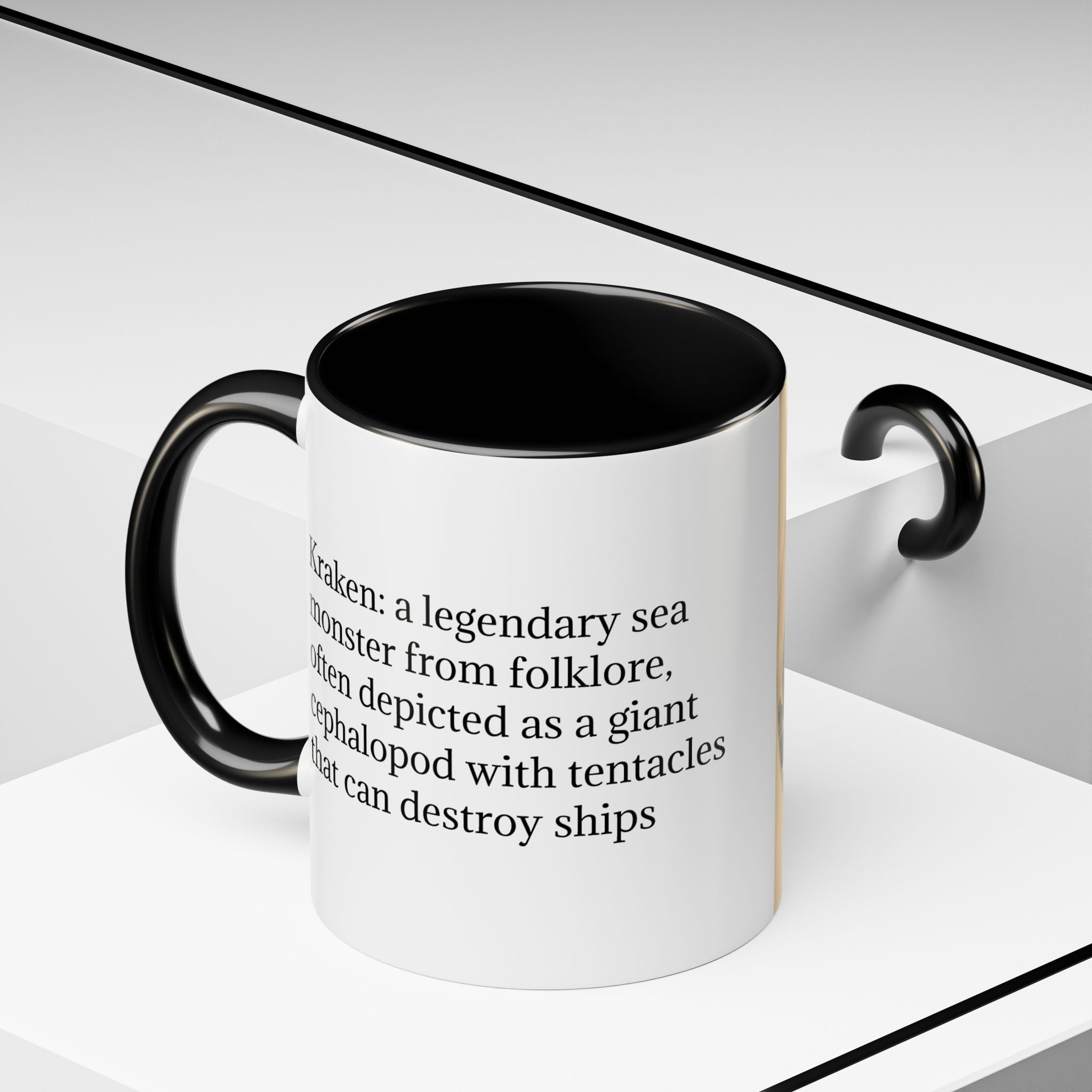 Kraken Coffee Cup: Giant Squid Coffee Mug, Mugs for Men, Mythical Creature