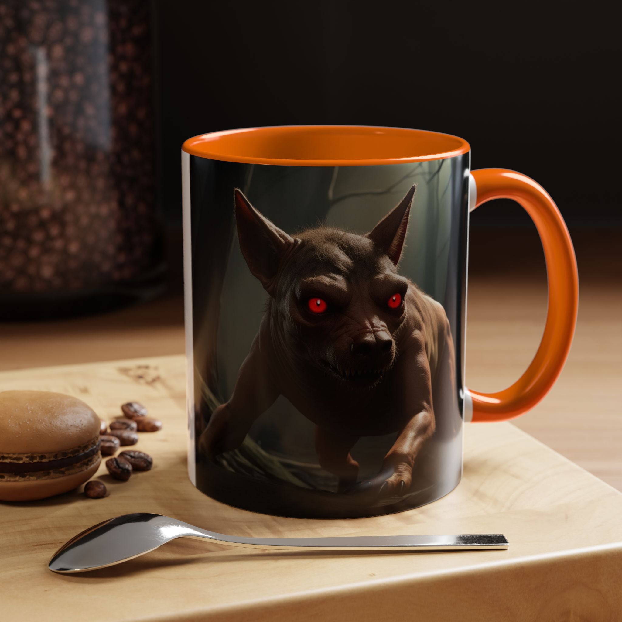 Chupacabra Coffee Cup Supernatural Beast, Mexican Folklore Gift, Mythical Canine Cryptid