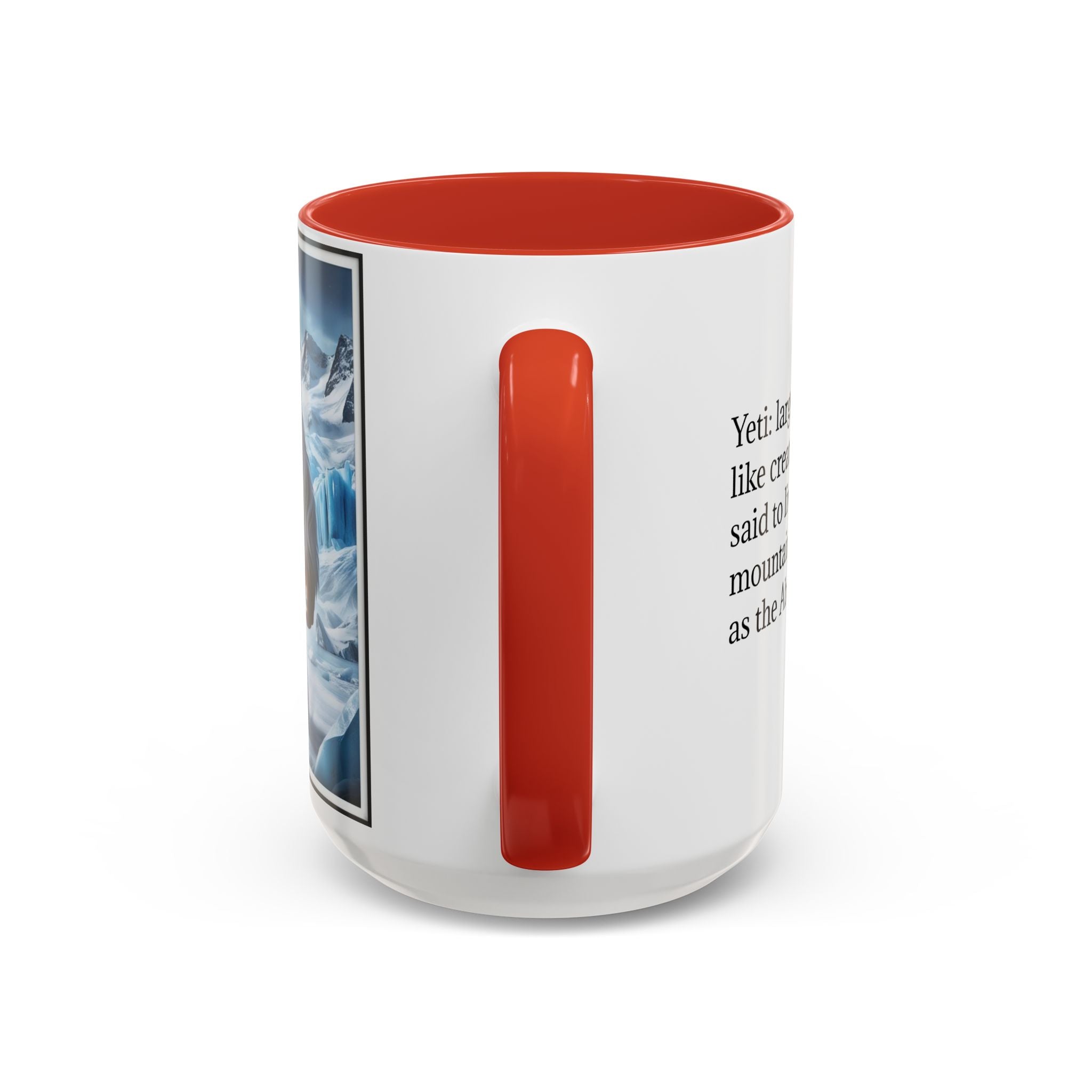 Yeti Coffee Mug: Abominable Snowman, Himalayan Mountain Cryptid, Bigfoot Camping Gift
