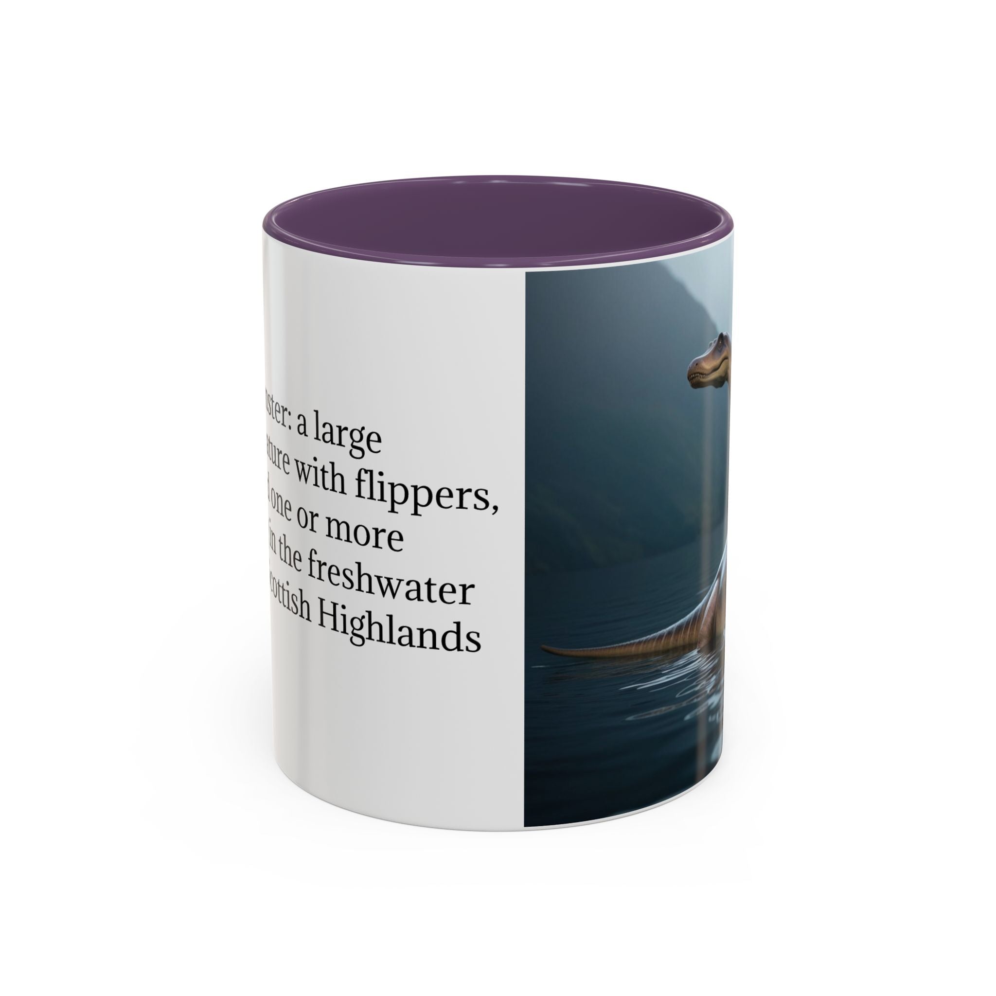 Loch Ness Monster Coffee Cup: Nessie Cryptid Gift, Scottish Sea Creature
