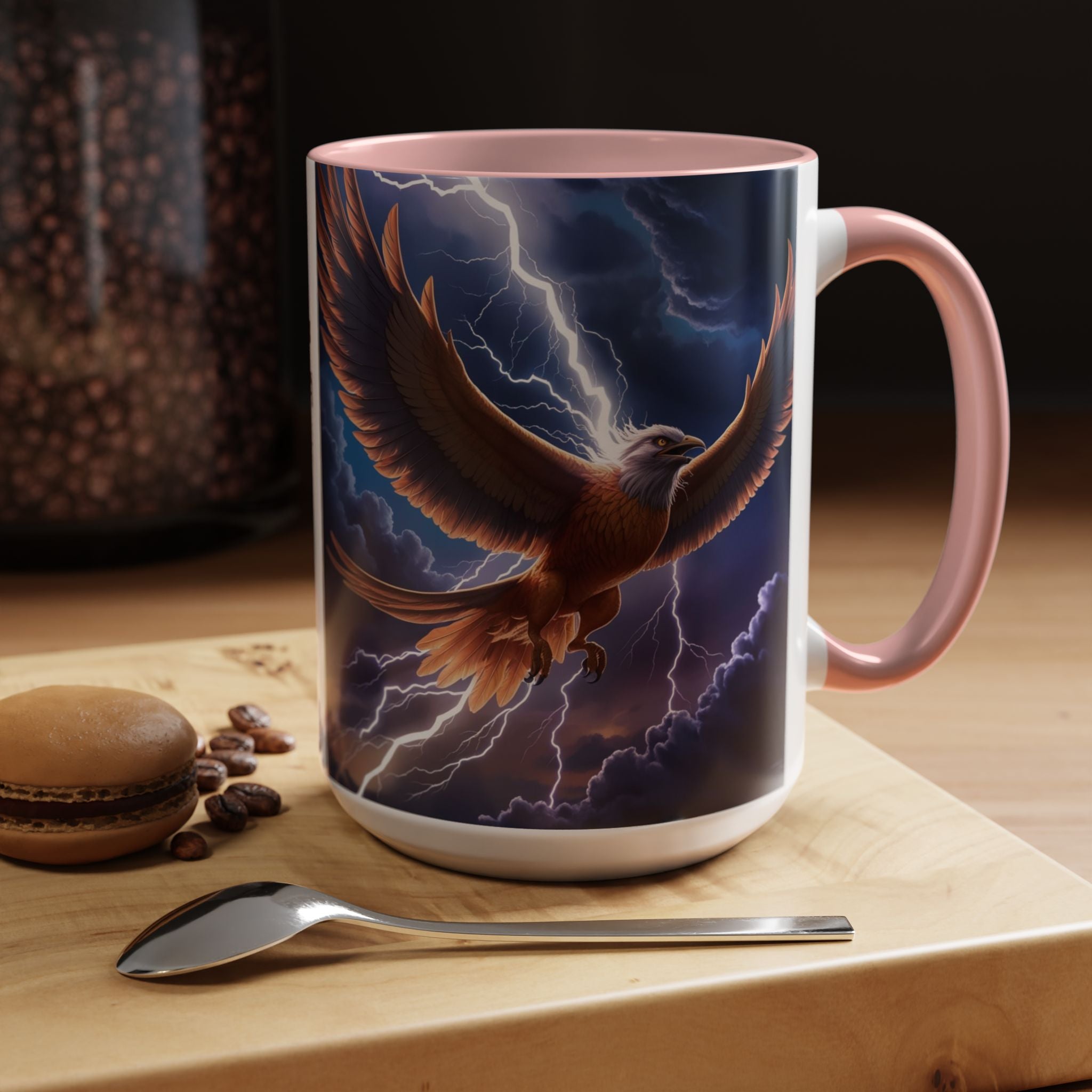 Thunderbird Coffee Mug: Native American Spirit Animal, Southwest Folklore
