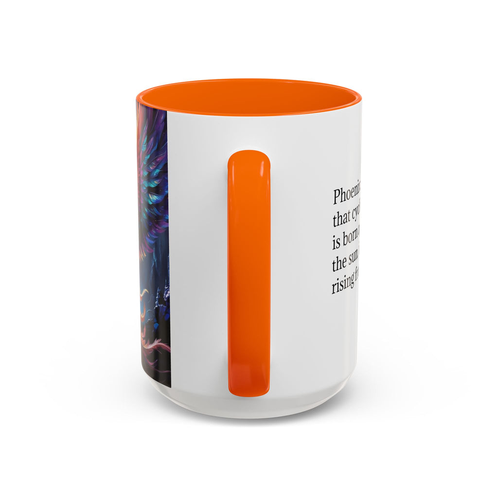 Phoenix Rising Coffee Mug: Firebird, Legendary Creature Coffee Cup, Gift for Women