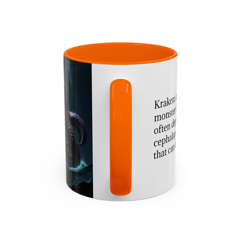 Kraken Coffee Cup: Giant Squid Coffee Mug, Mythical Creature, Octopus Gift