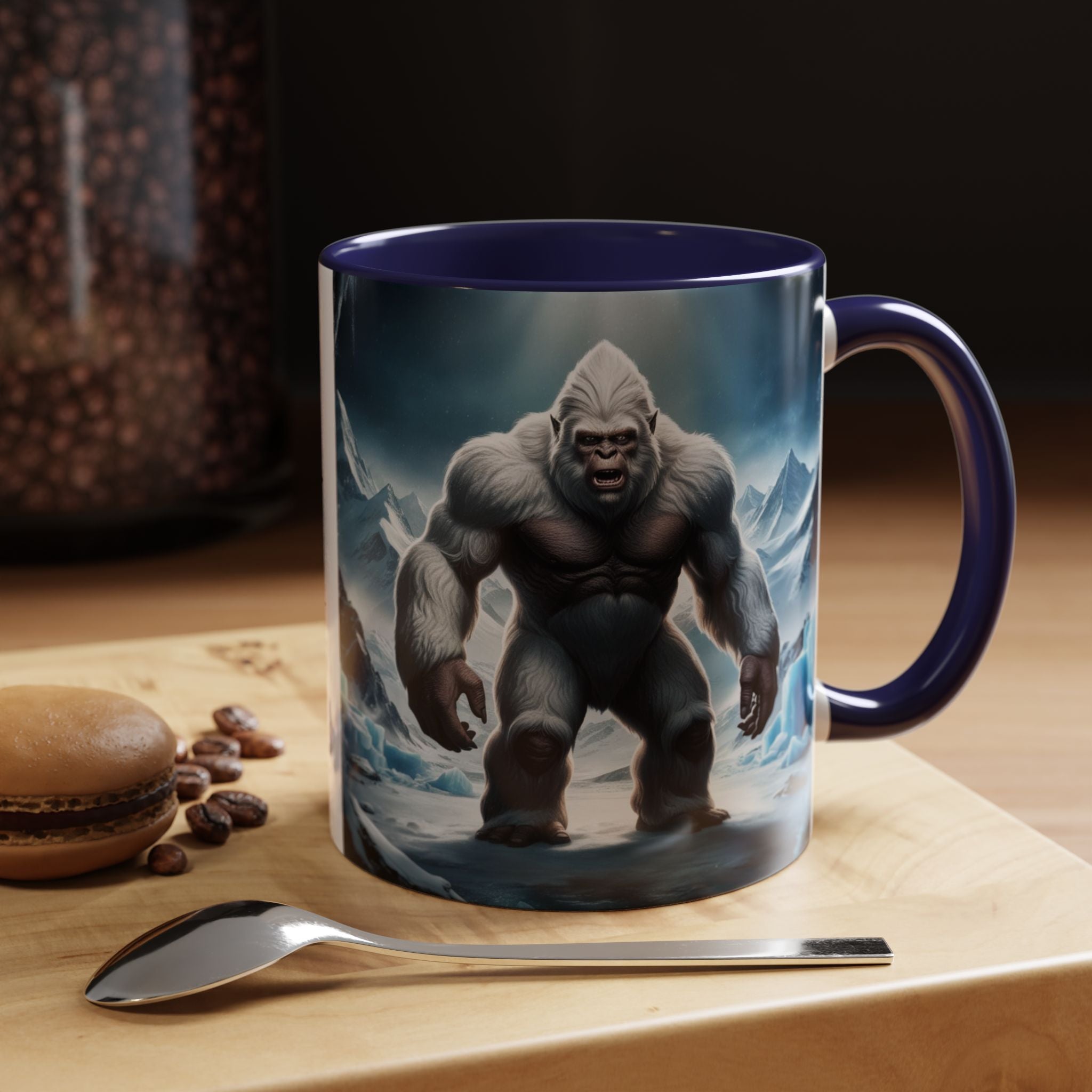 Yeti Coffee Mug: Abominable Snowman, Sasquatch Camping Gift, Himalayan Mountain Cryptid