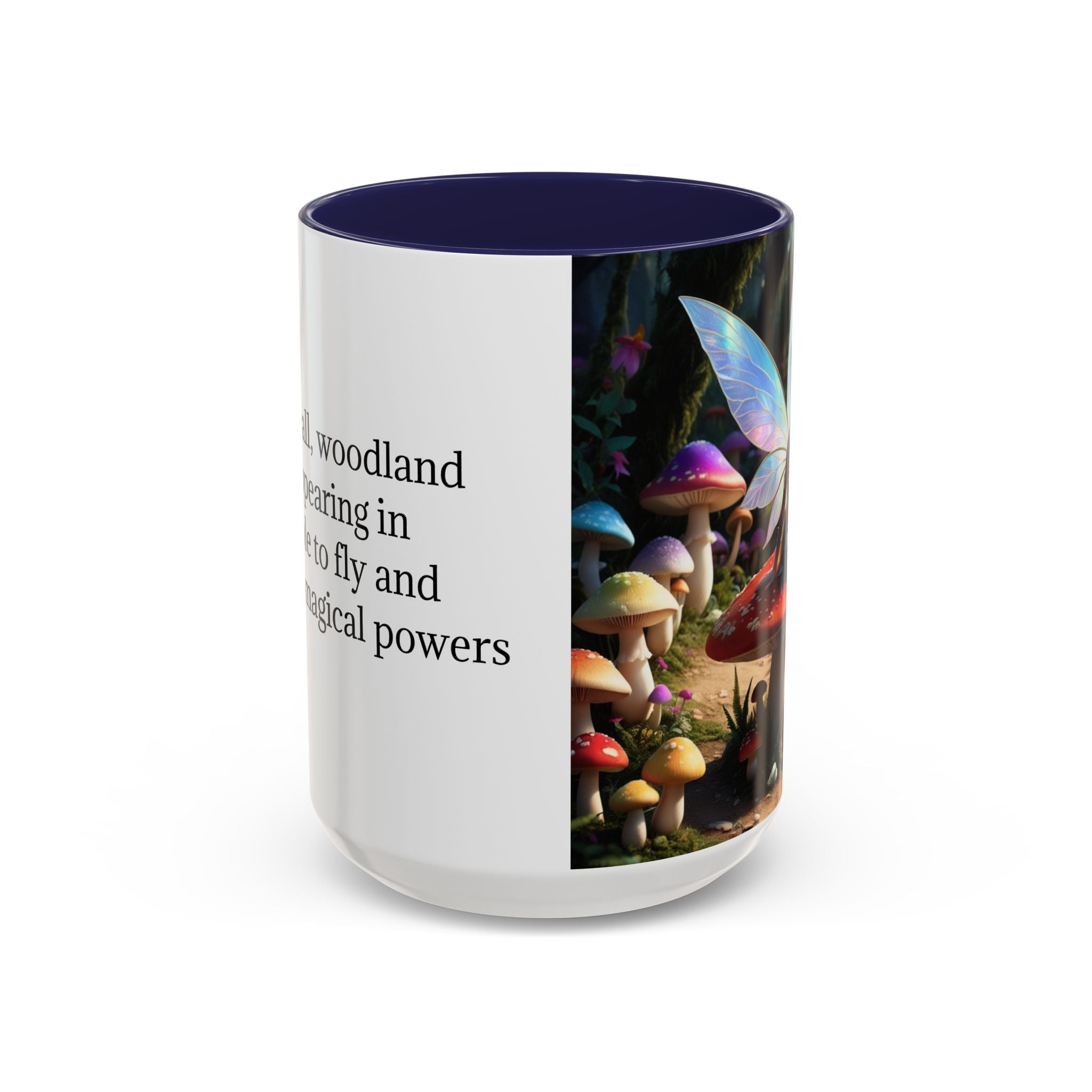 Fairy Garden Mug: Ceramic Toadstool Coffee Cup, Enchanted Forest Fantasy Gift