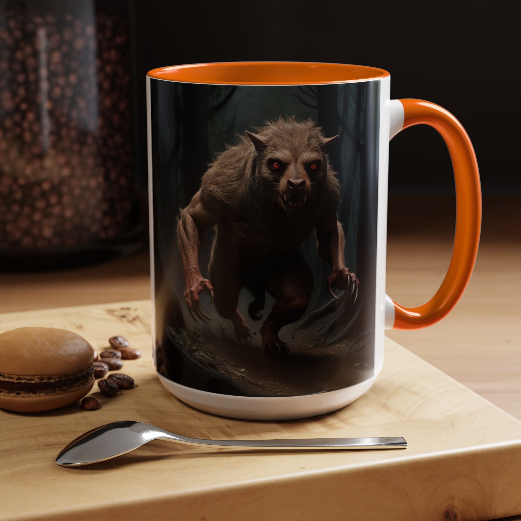 Chupacabra Coffee Mug: Supernatural Beast, Mexican Folklore Gift, Mythical Canine Cryptid