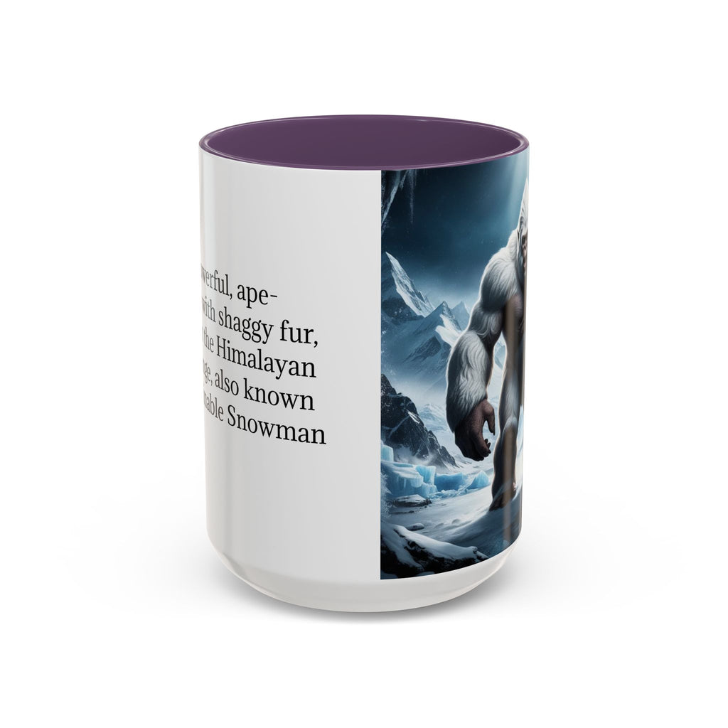 Yeti Coffee Mug: Abominable Snowman, Sasquatch Camping Gift, Himalayan Mountain Cryptid