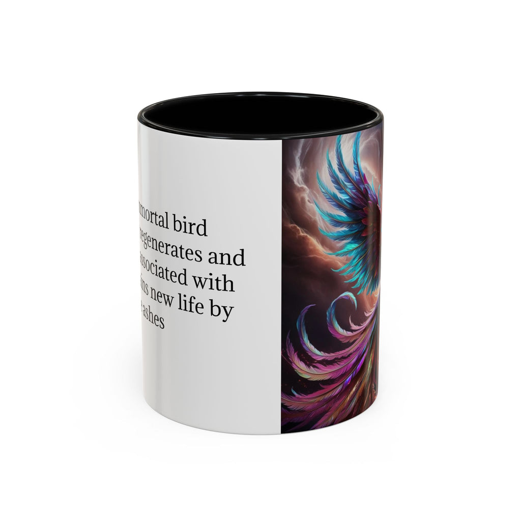 Phoenix Coffee Mug: Legendary Creature, Firebird Cryptid Coffee Cup, Renewal Rebirth