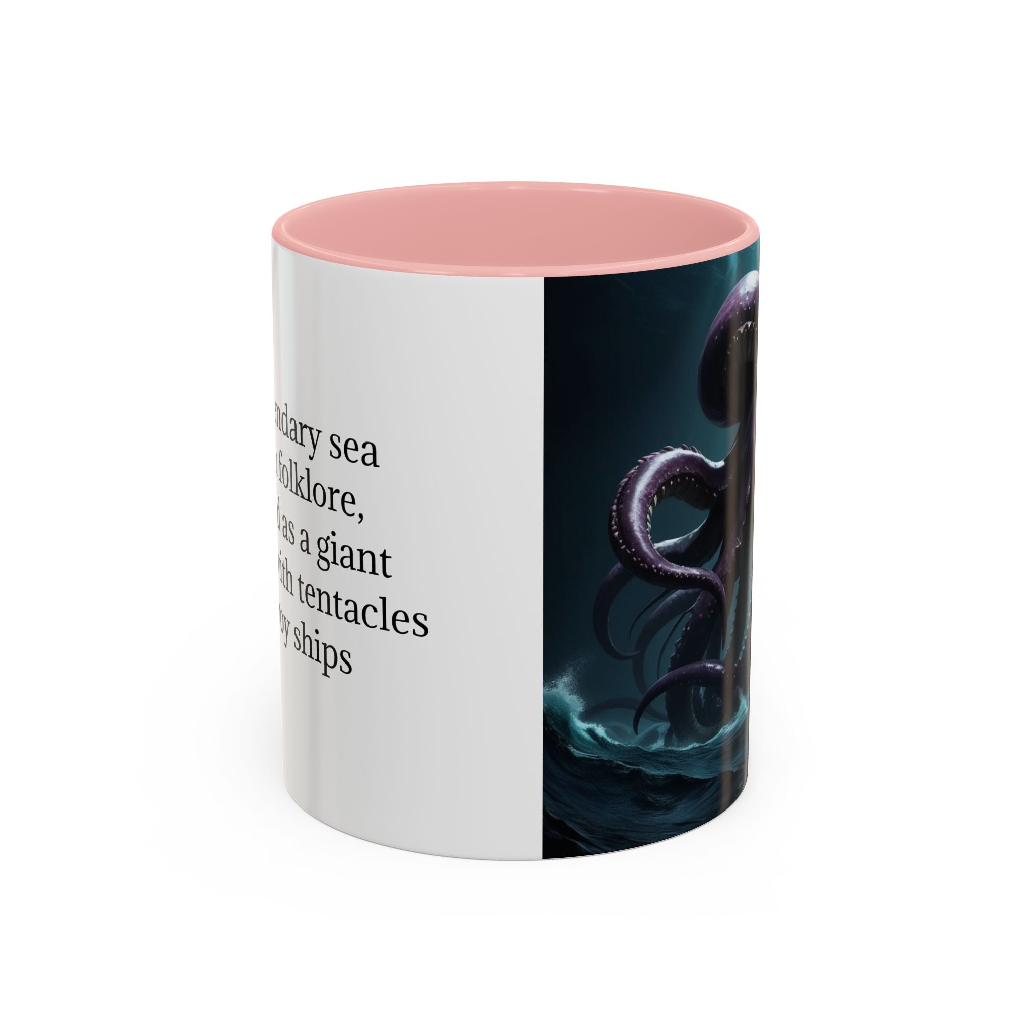Kraken Coffee Cup: Giant Squid Coffee Mug, Mythical Creature, Octopus Gift