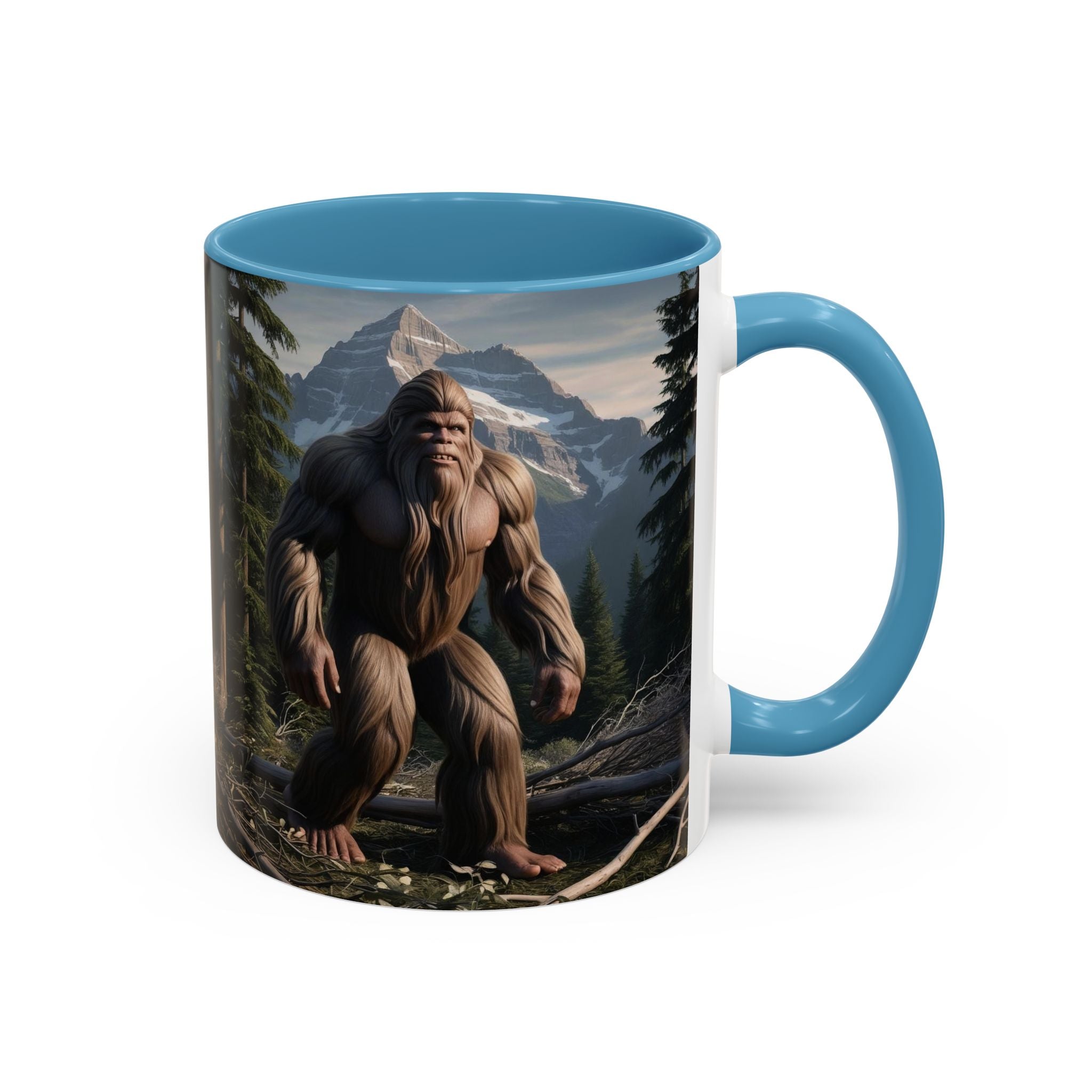 Bigfoot Mug: Sasquatch Coffee Cup, Mythical Creature, Camping Mugs for Men, Cryptozoology