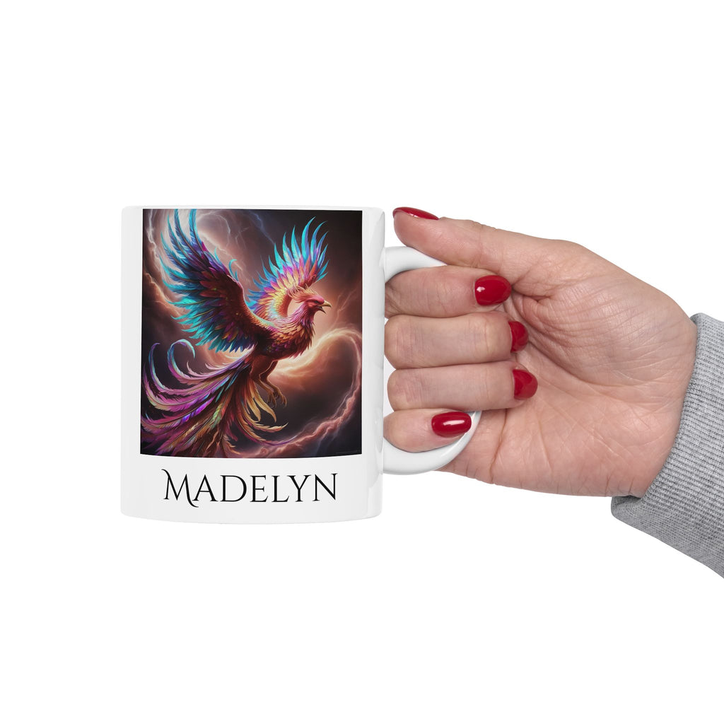 Personalized Phoenix Coffee Mug: Rise from the Ashes, Mythical Creature