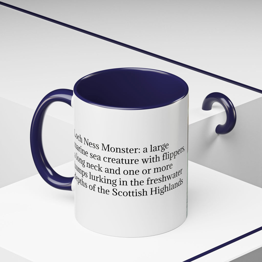 Loch Ness Monster Coffee Mug: Nessie Cryptid Gift, Scottish Sea Creature