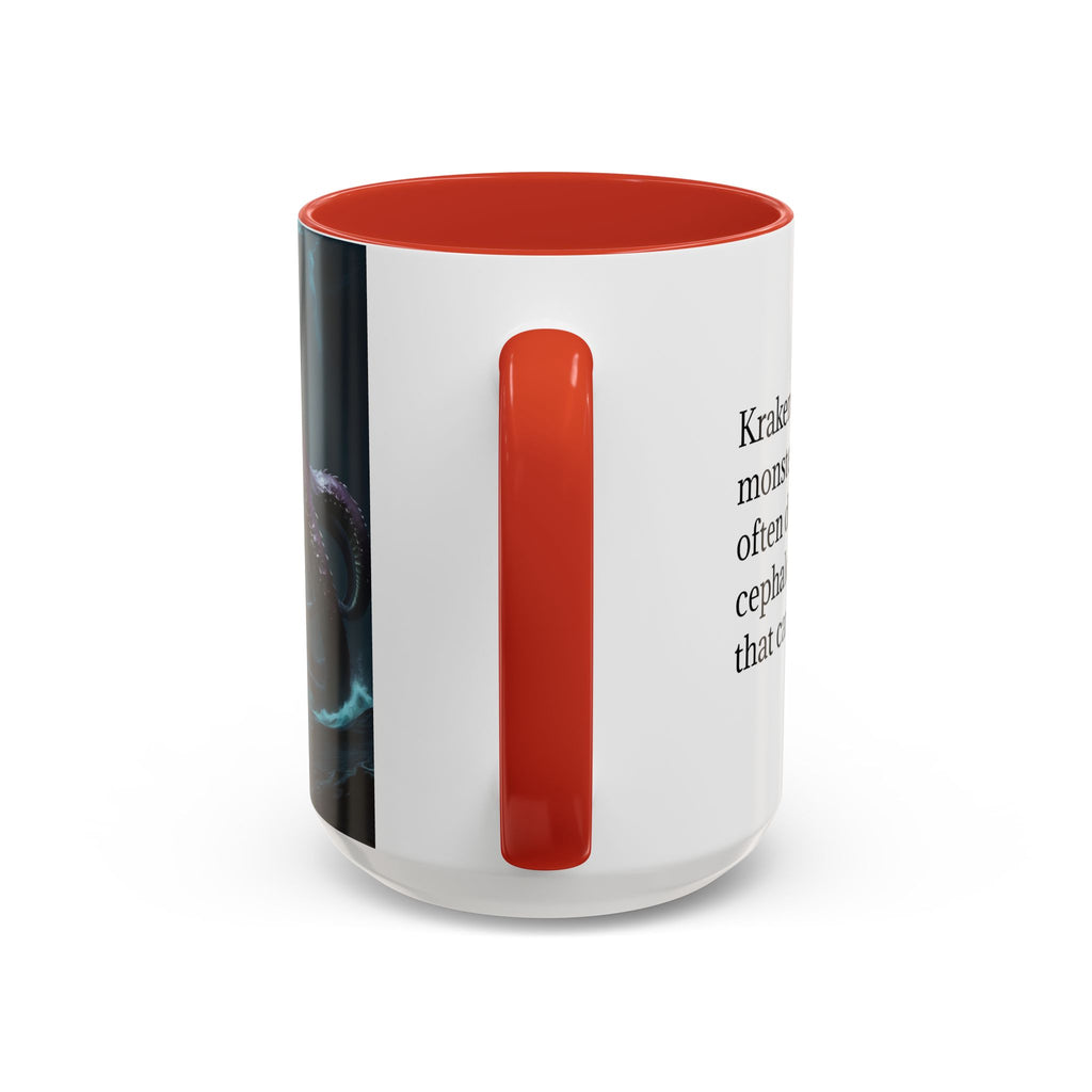 Kraken Coffee Cup: Giant Squid Coffee Mug, Mythical Creature, Octopus Gift