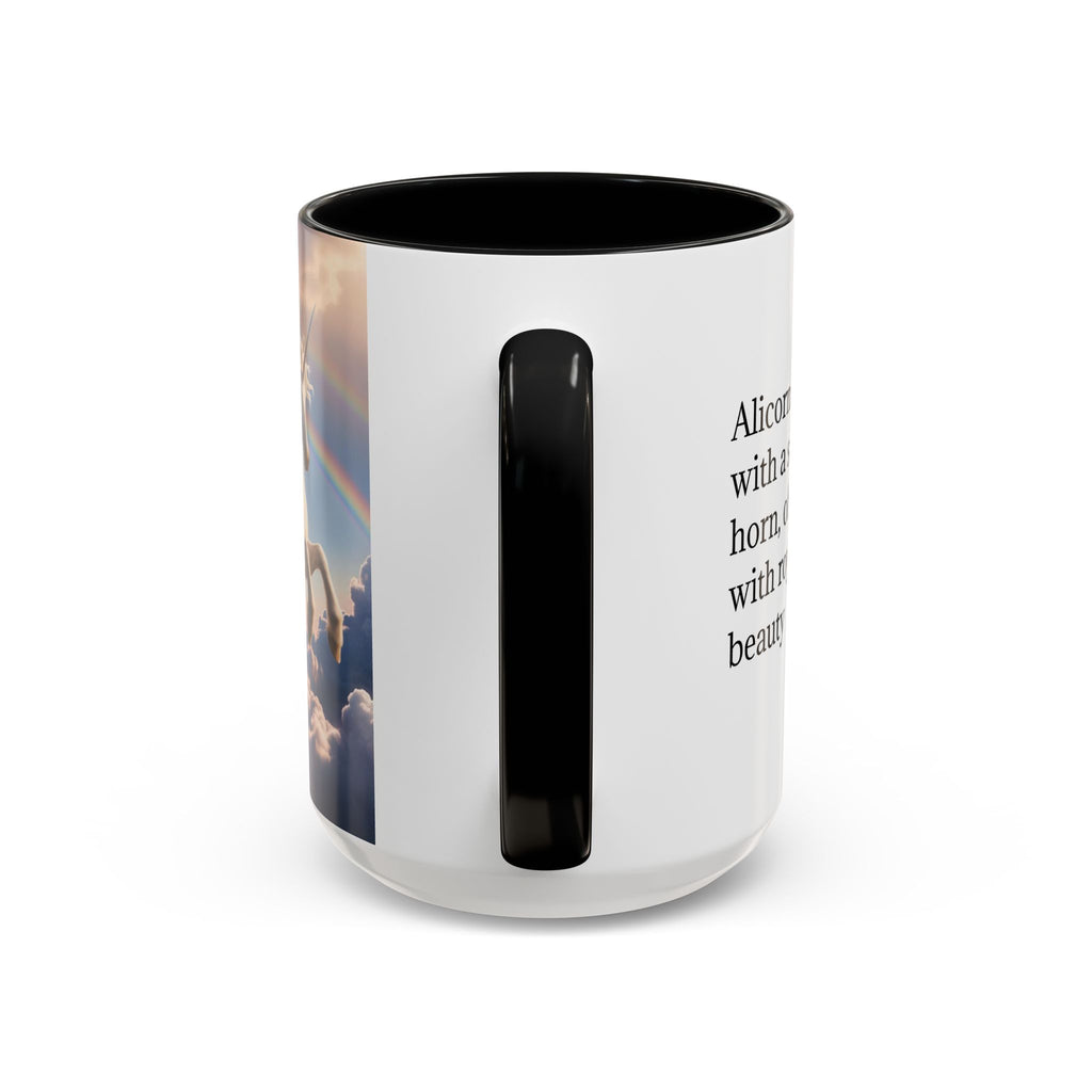 Unicorn Coffee Mug: Enchanted Alicorn, Mythical Creature, Fairytale Gift (Pink)