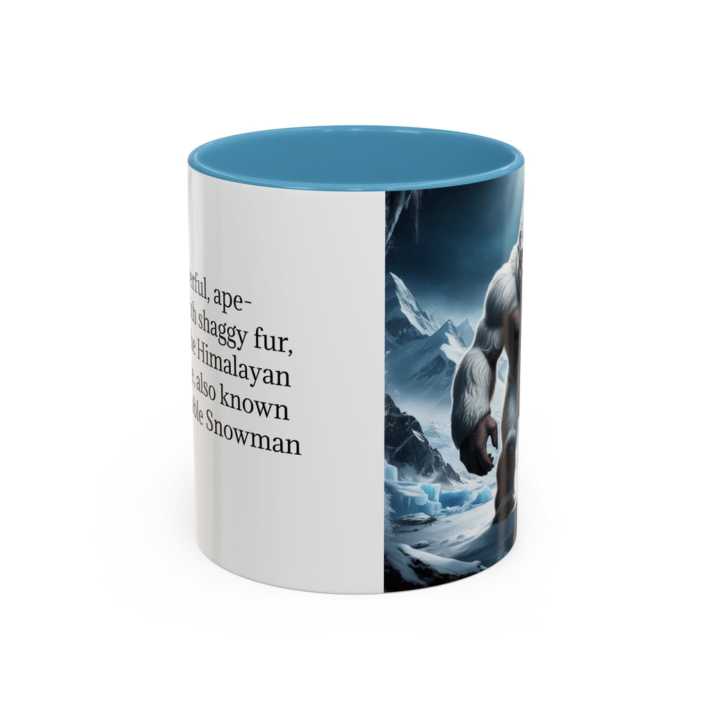 Yeti Coffee Mug: Abominable Snowman, Sasquatch Camping Gift, Himalayan Mountain Cryptid
