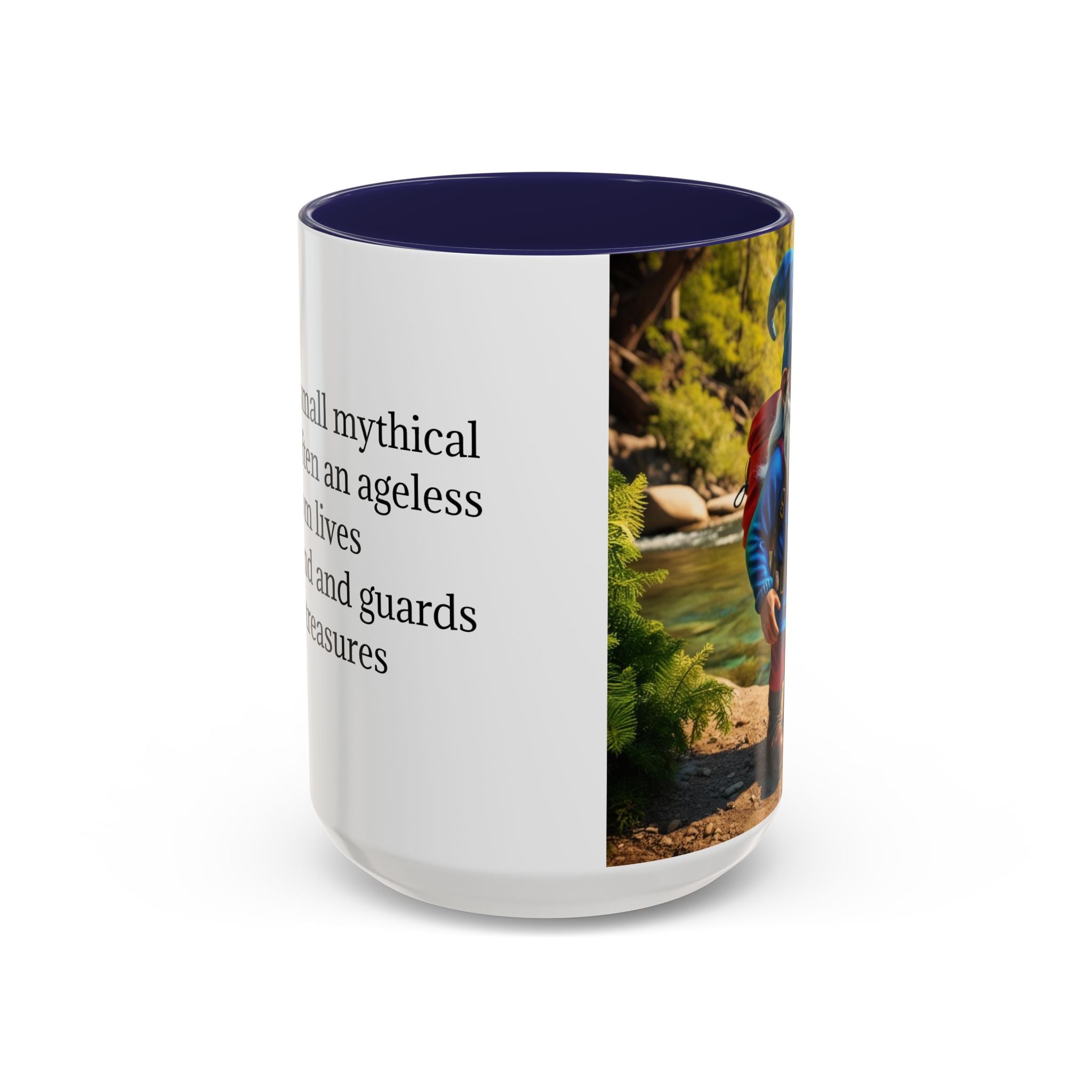 Gnome Mug: Nordic Folklore Gift, Scandinavian Nisse, Enchanted Creature Coffee Cup